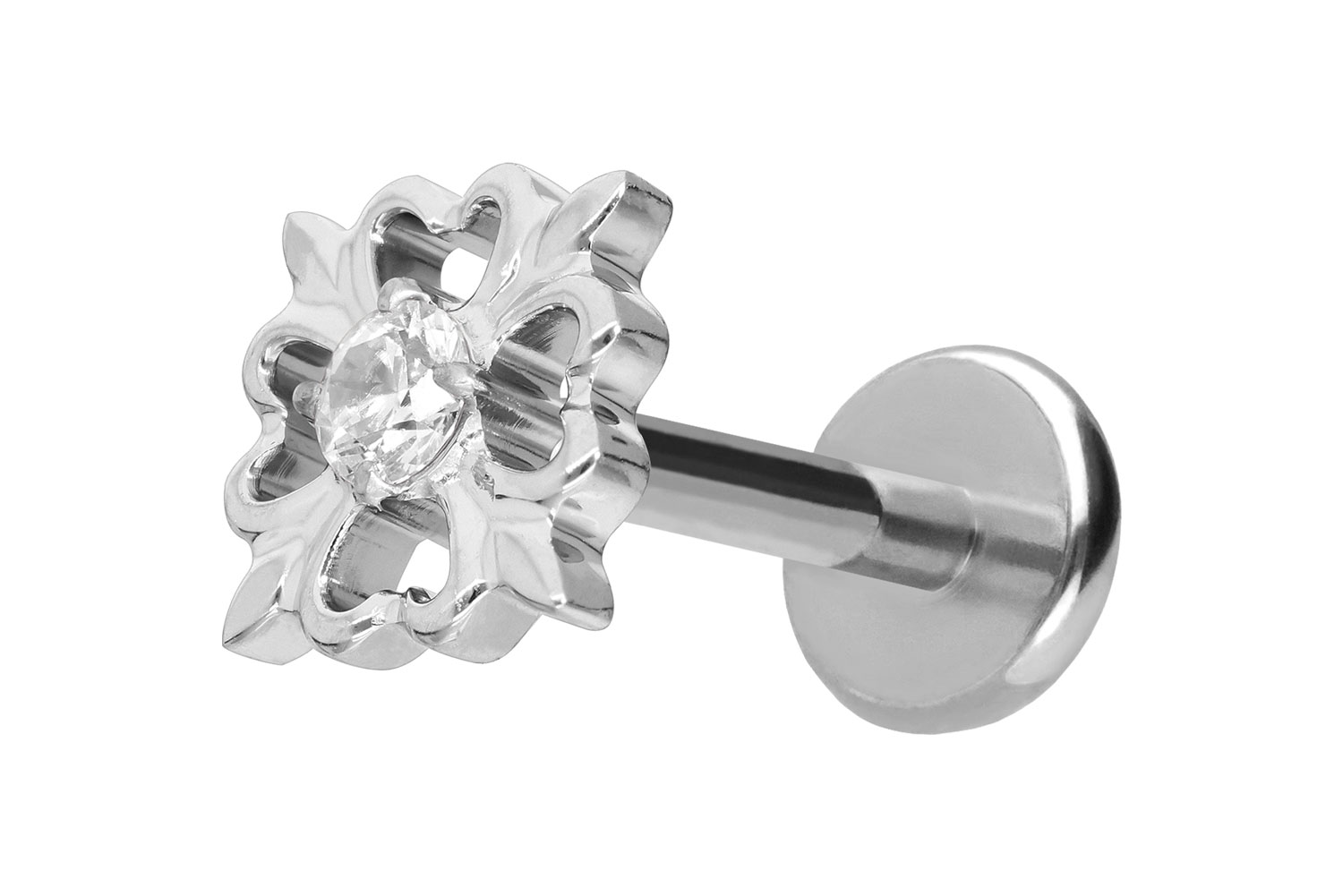 Titan Labret mit Push Fit KLEEBLATT