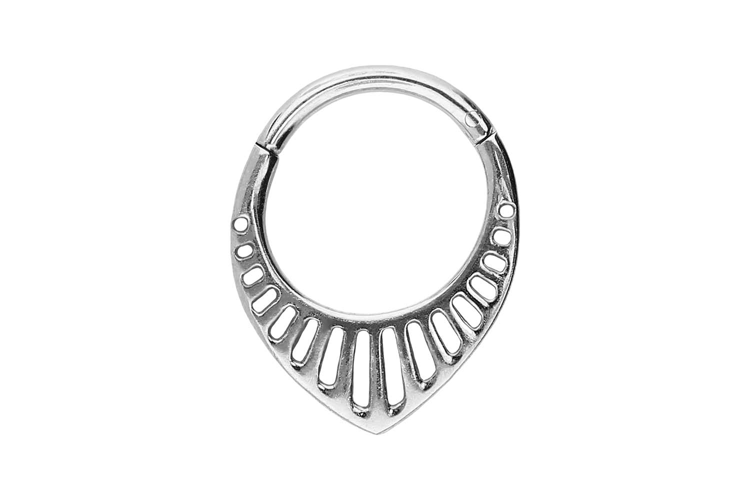 Surgical steel segment ring clicker DESIGN