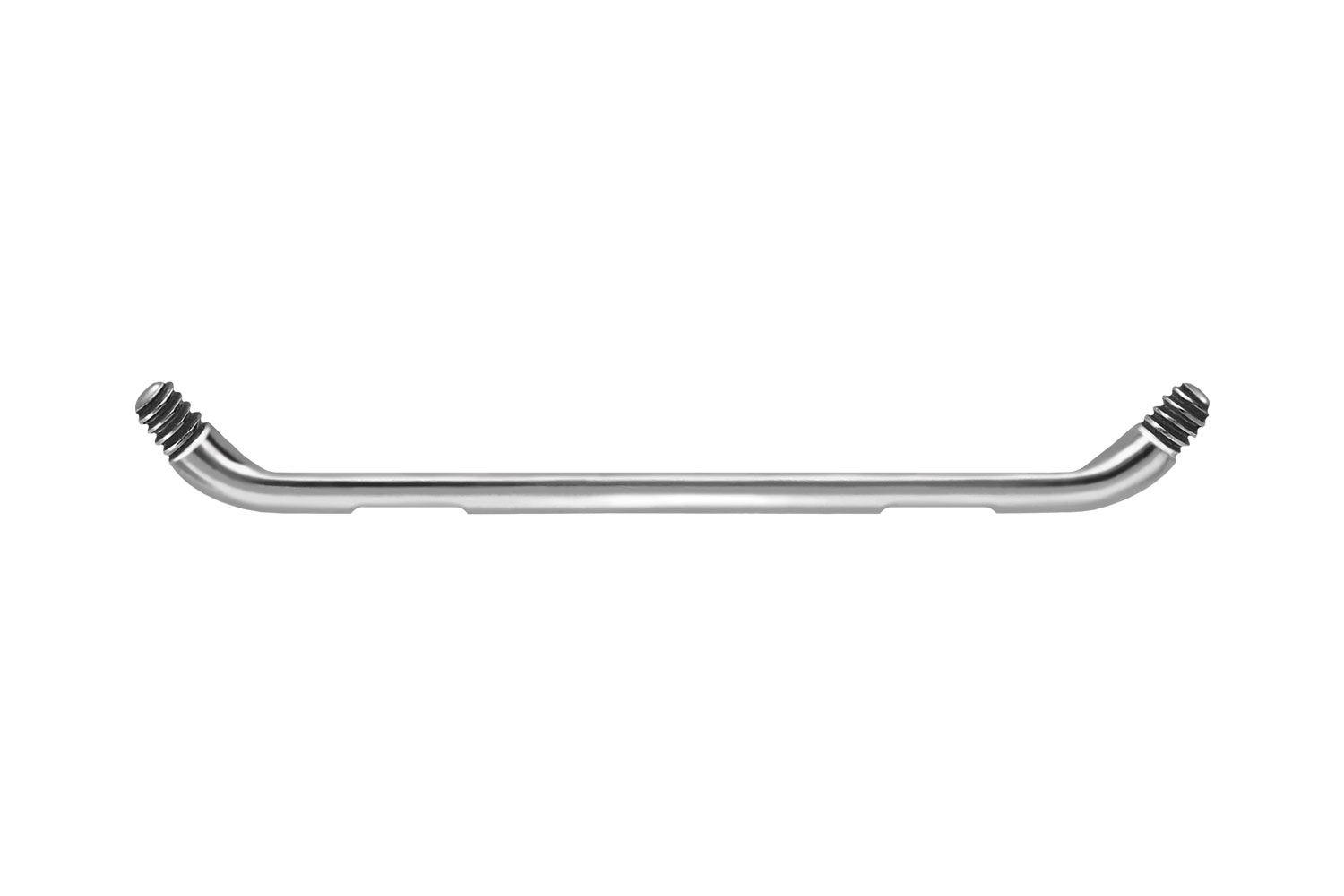 Titan Surface Barbell FLACH ZWEI LÖCHER (45 Grad) ohne Kugeln ++SALE++