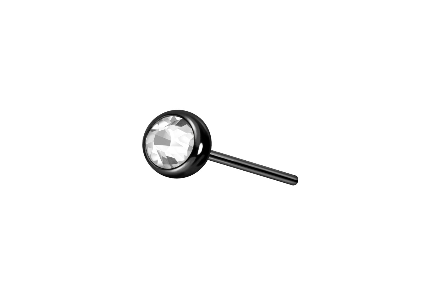 Titanium ball with push pin CRYSTAL