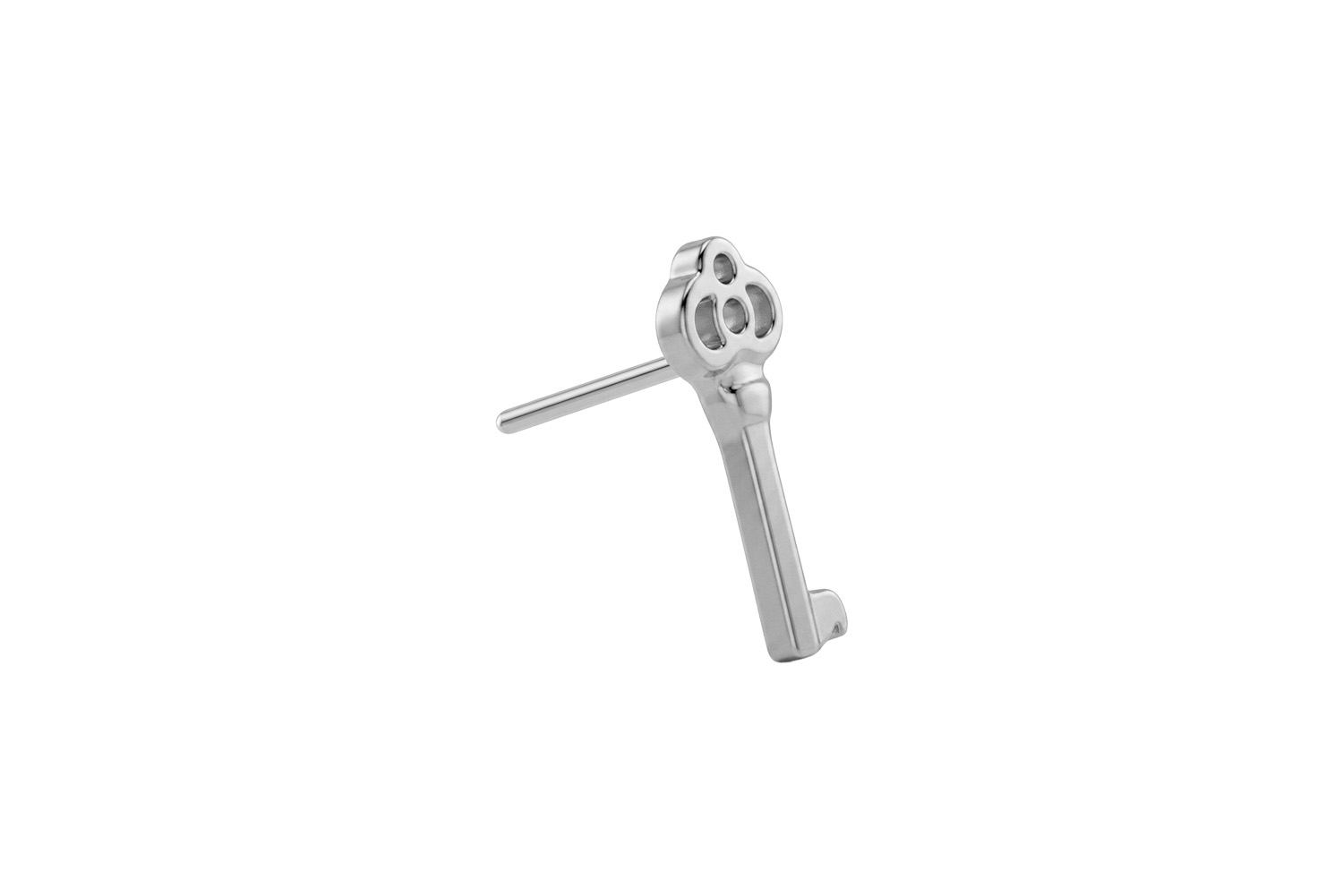 Titanium attachment with push pin KEY