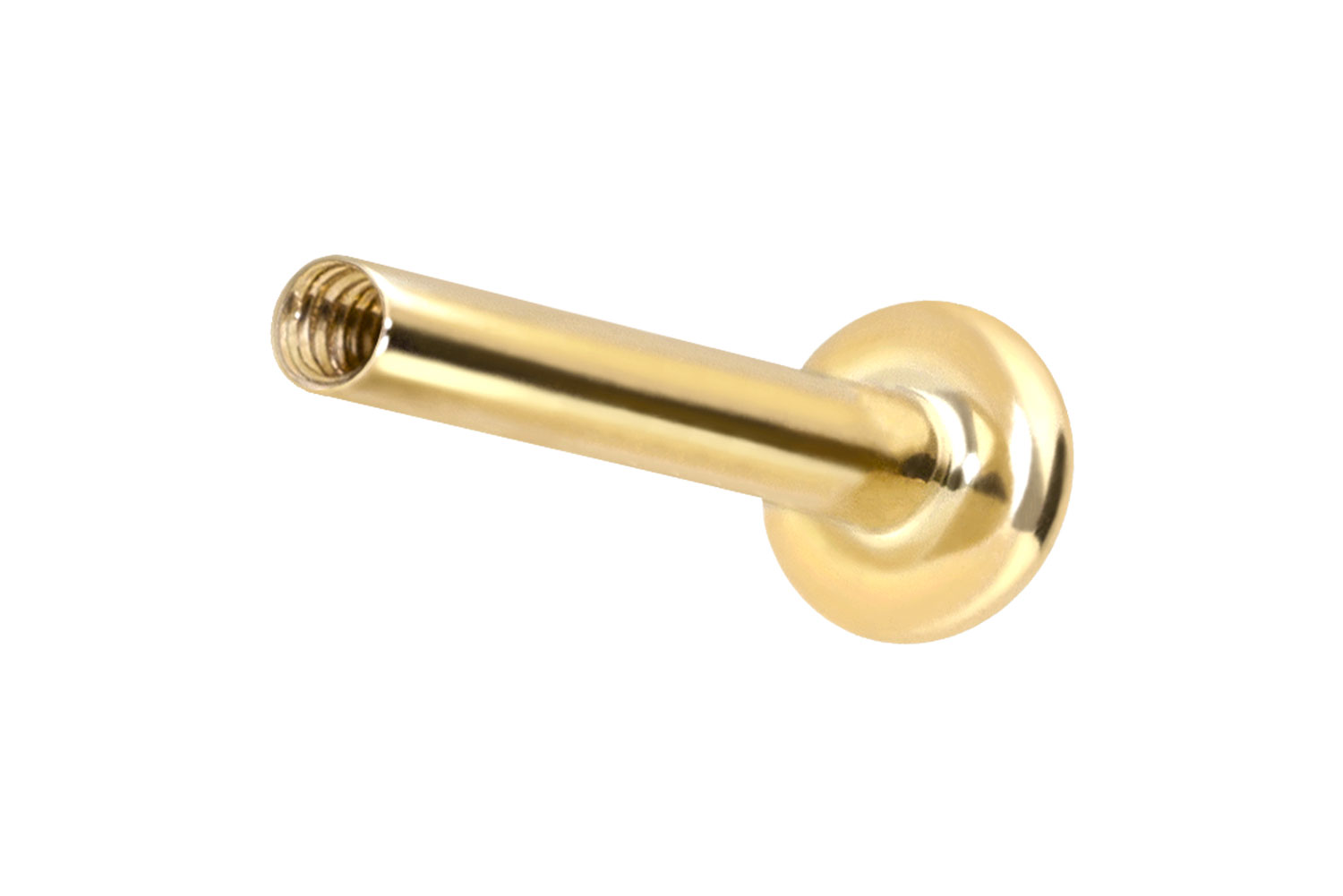 Titan Labret mit 0,8 mm Innengewinde ohne Kugel
