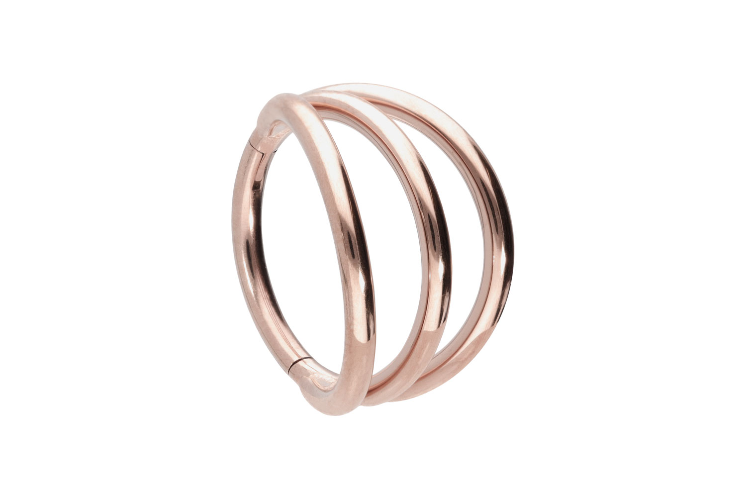 Titanium segment ring clicker 3 RINGS