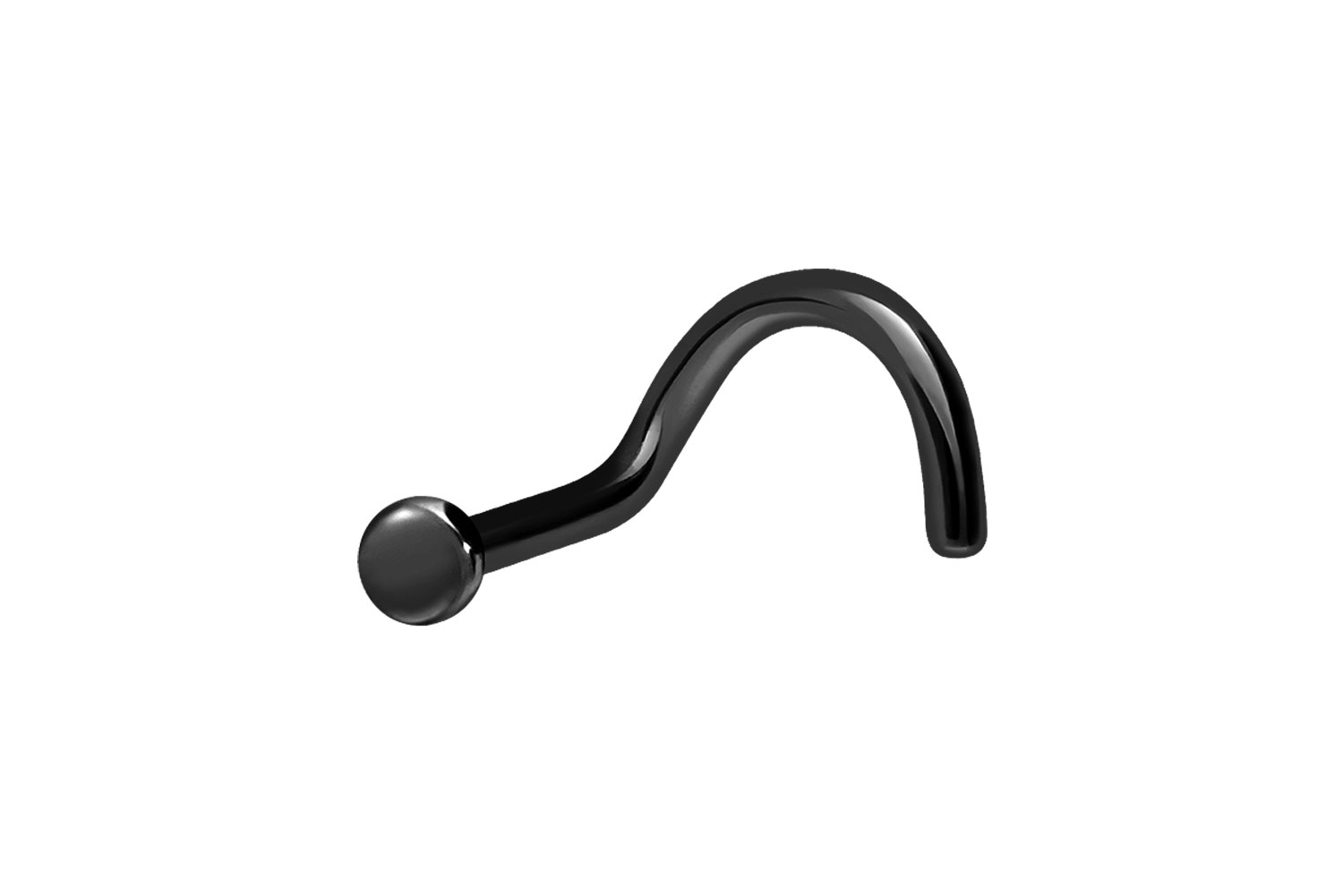 Chirurgenstahl Nasenstecker Spirale PLATTE