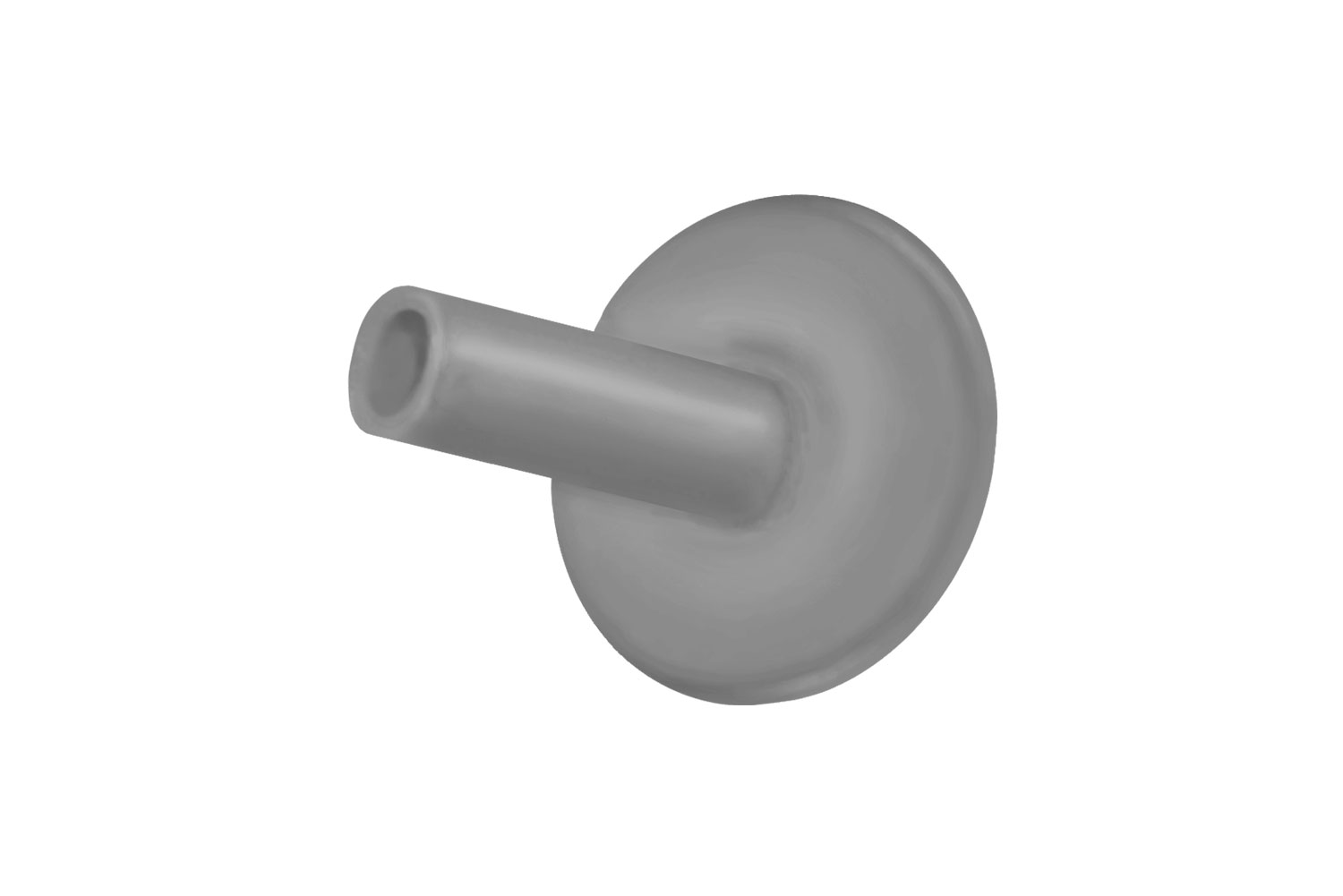 PTFE labret with internal thread without ball