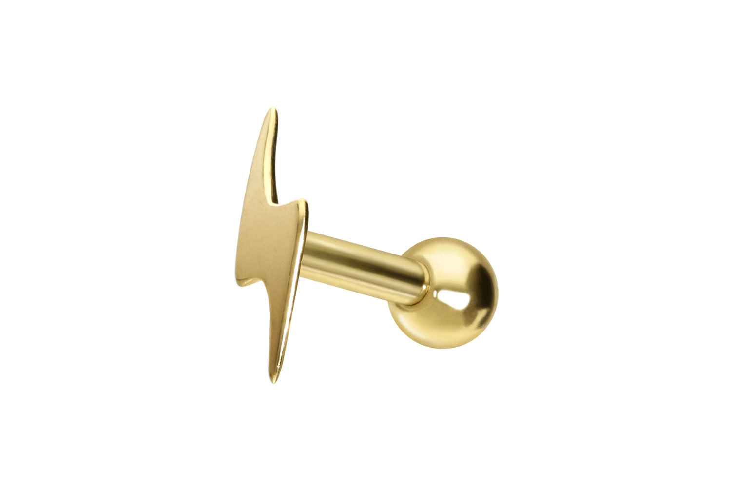 14/18 Karat Gold Ohrpiercing BLITZ