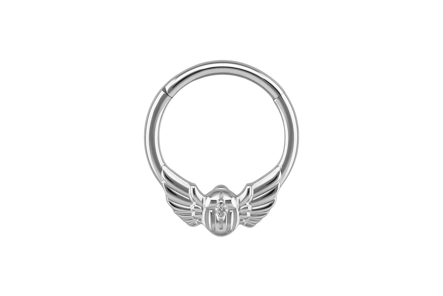 Titanium segment ring clicker SCARAB
