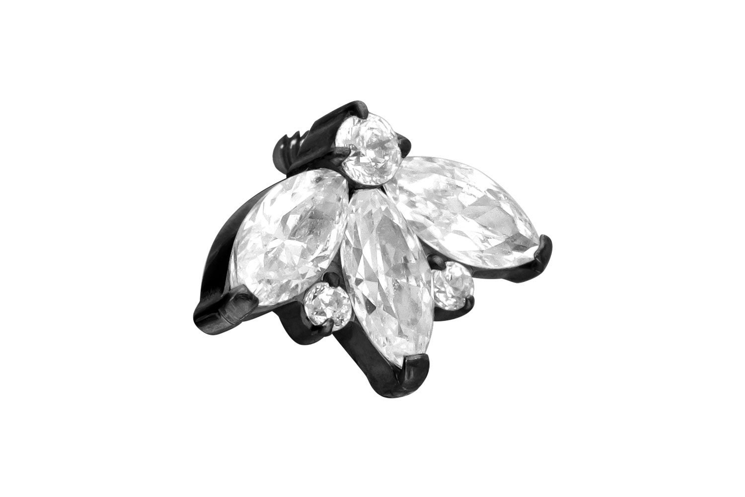 Titan Schraubaufsatz mit Außengewinde LOTUSBLÜTE