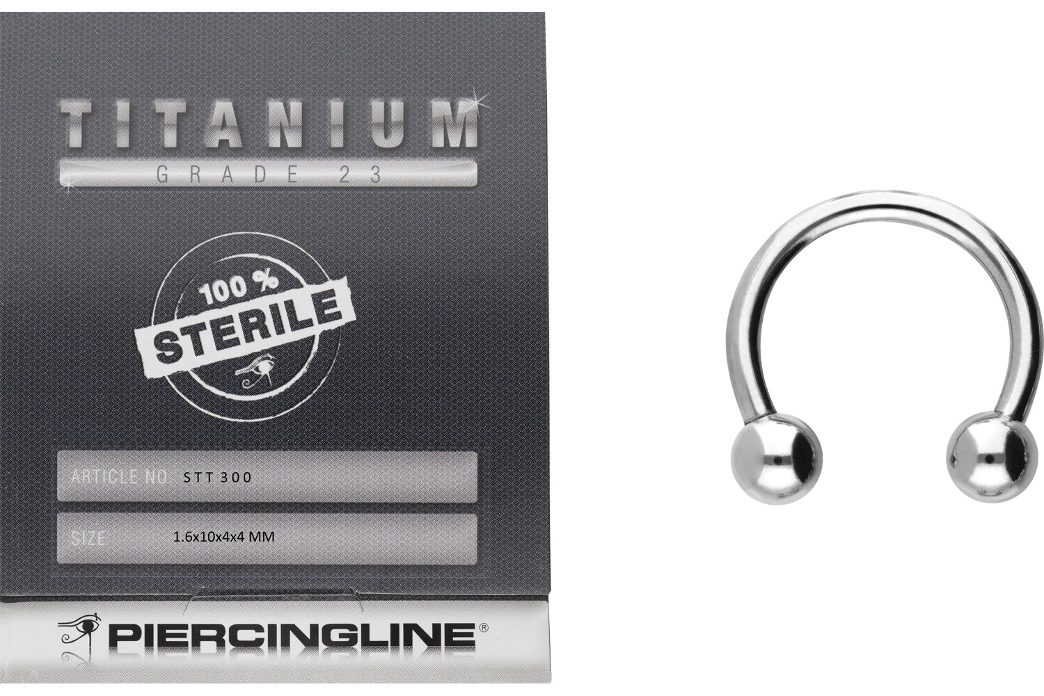 Sterilisierter Titan Hufeisenring
