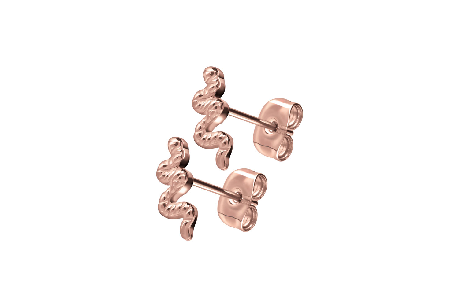 Titan Ohrstecker SCHLANGE