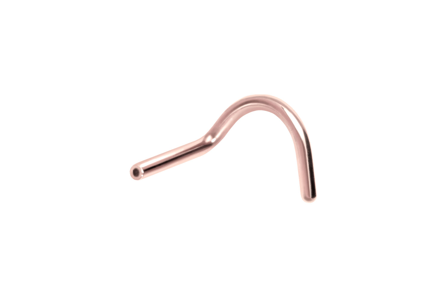 Titan Nasenstecker Spirale mit Push Fit ohne Kugel