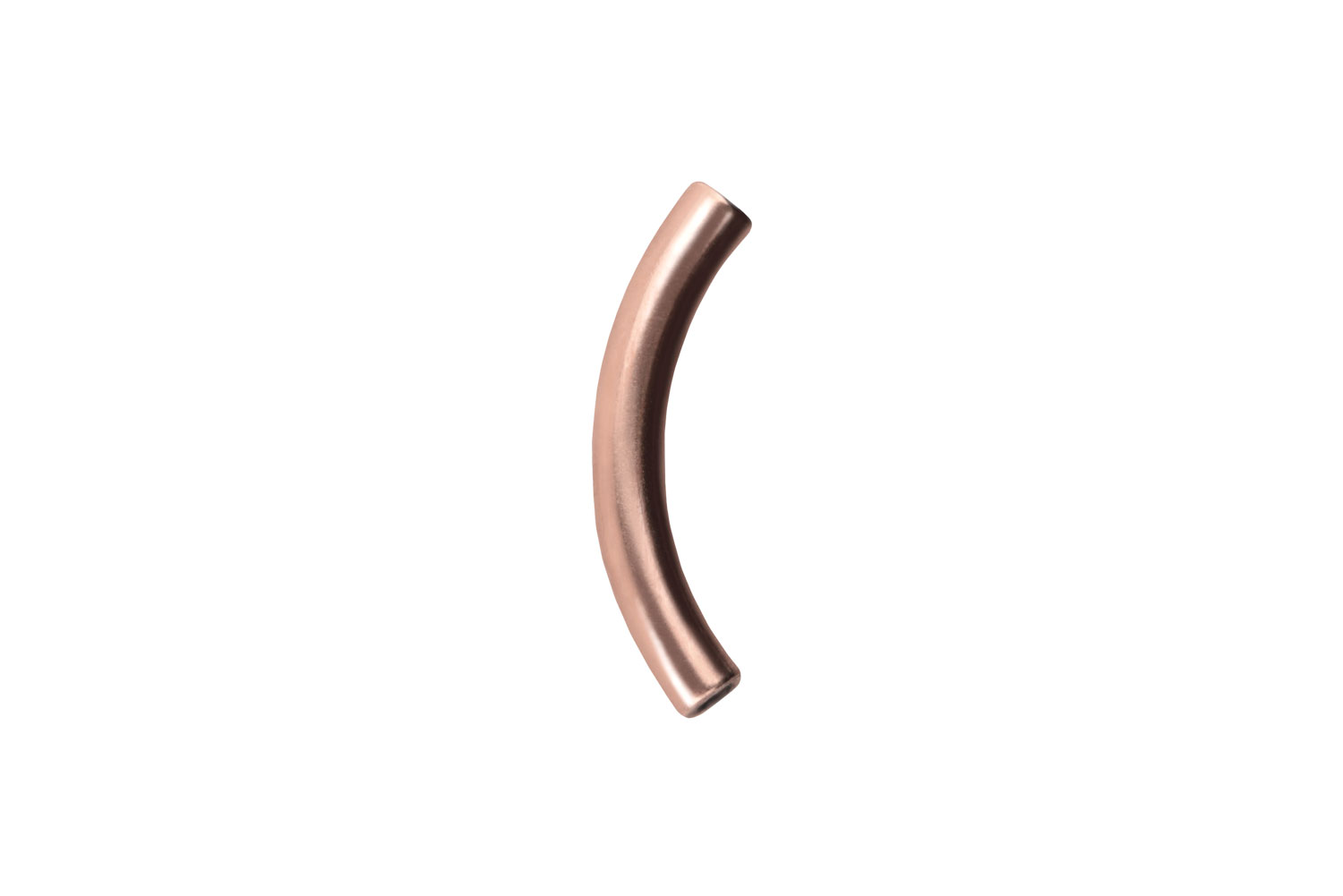 Titanium banana with internal thread without balls