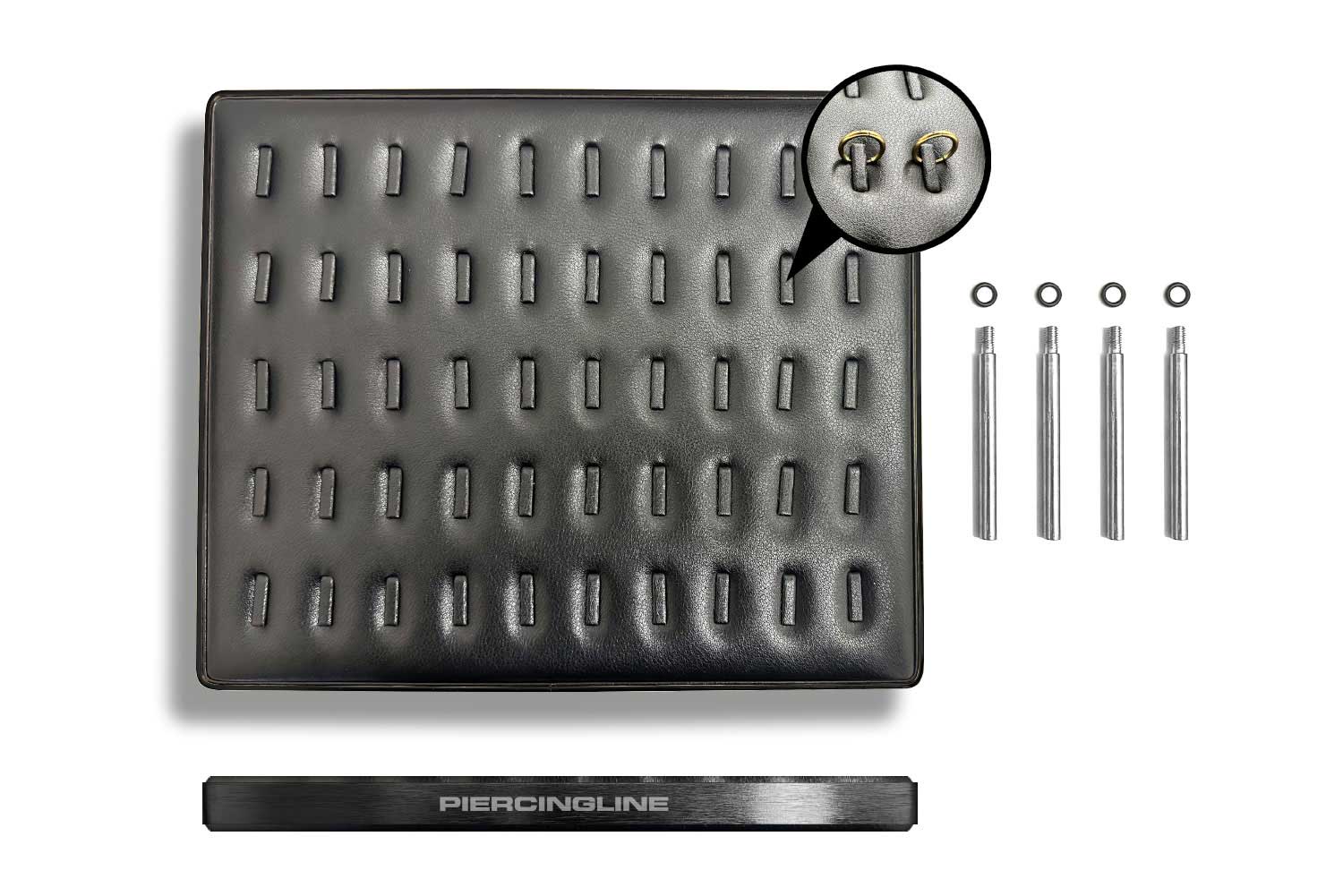 Imitation leather display 50 clips VERTICAL