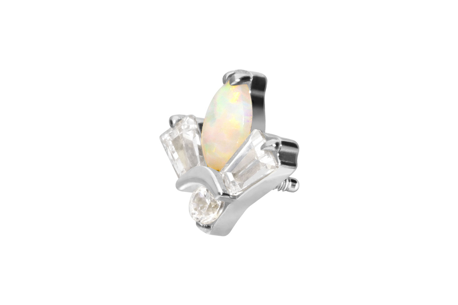 Titan Schraubaufsatz mit Außengewinde LOTUSBLÜTE