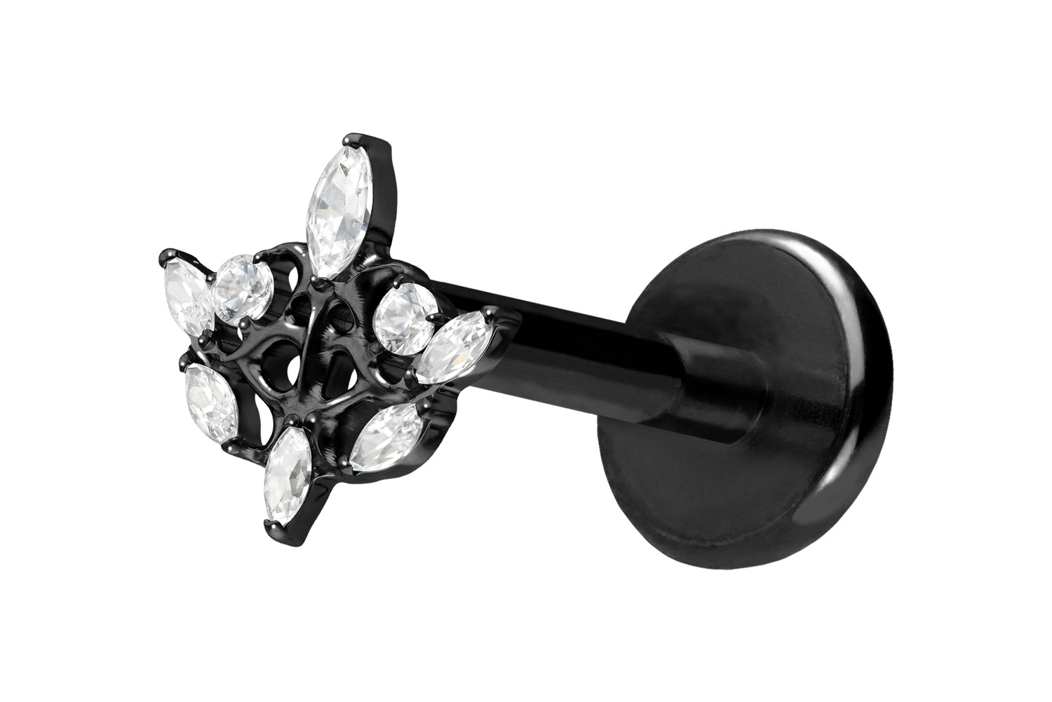 Titan Labret mit Push Fit GOTISCHES DESIGN