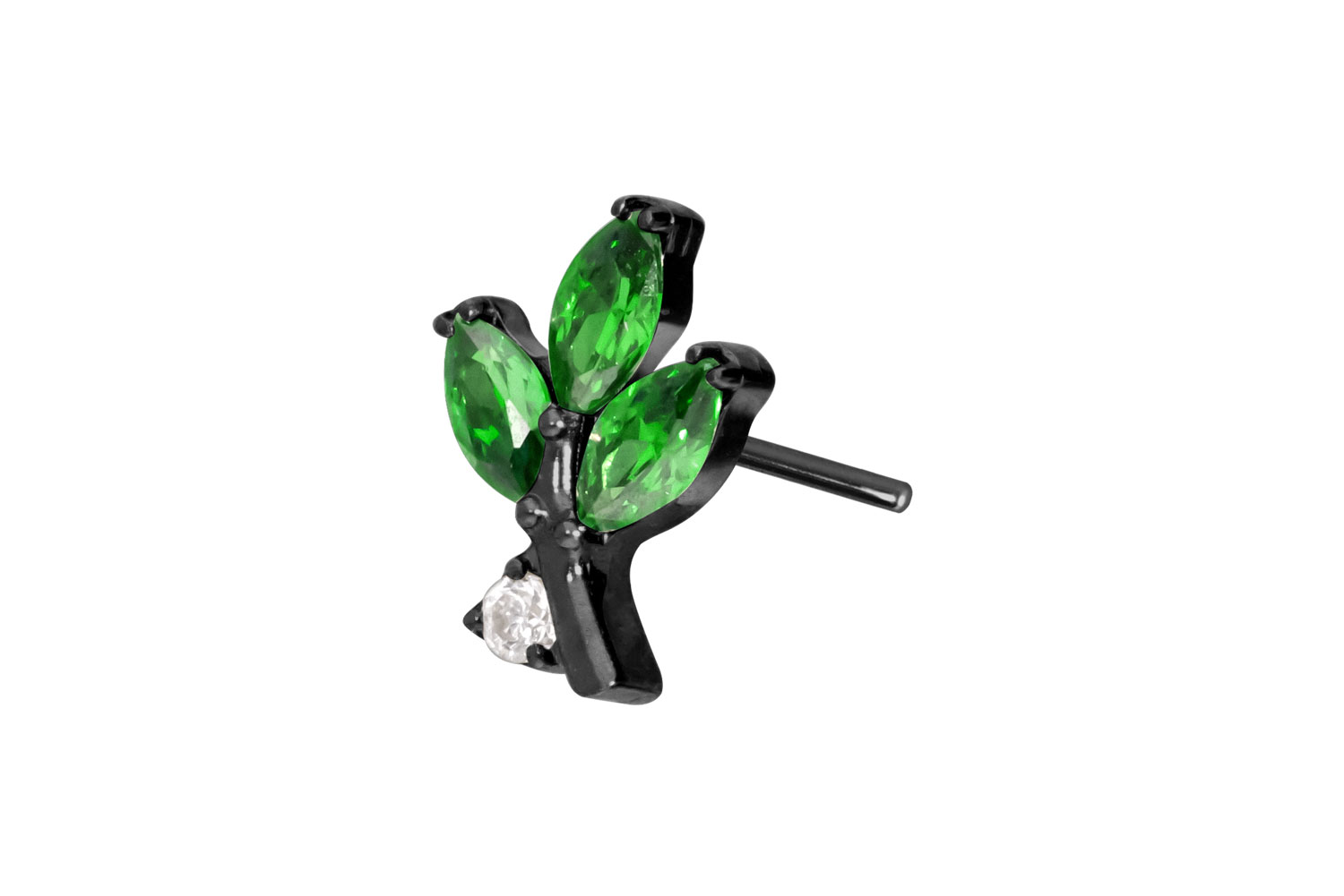 Titan Aufsatz mit Push Pin KRISTALLZWEIG