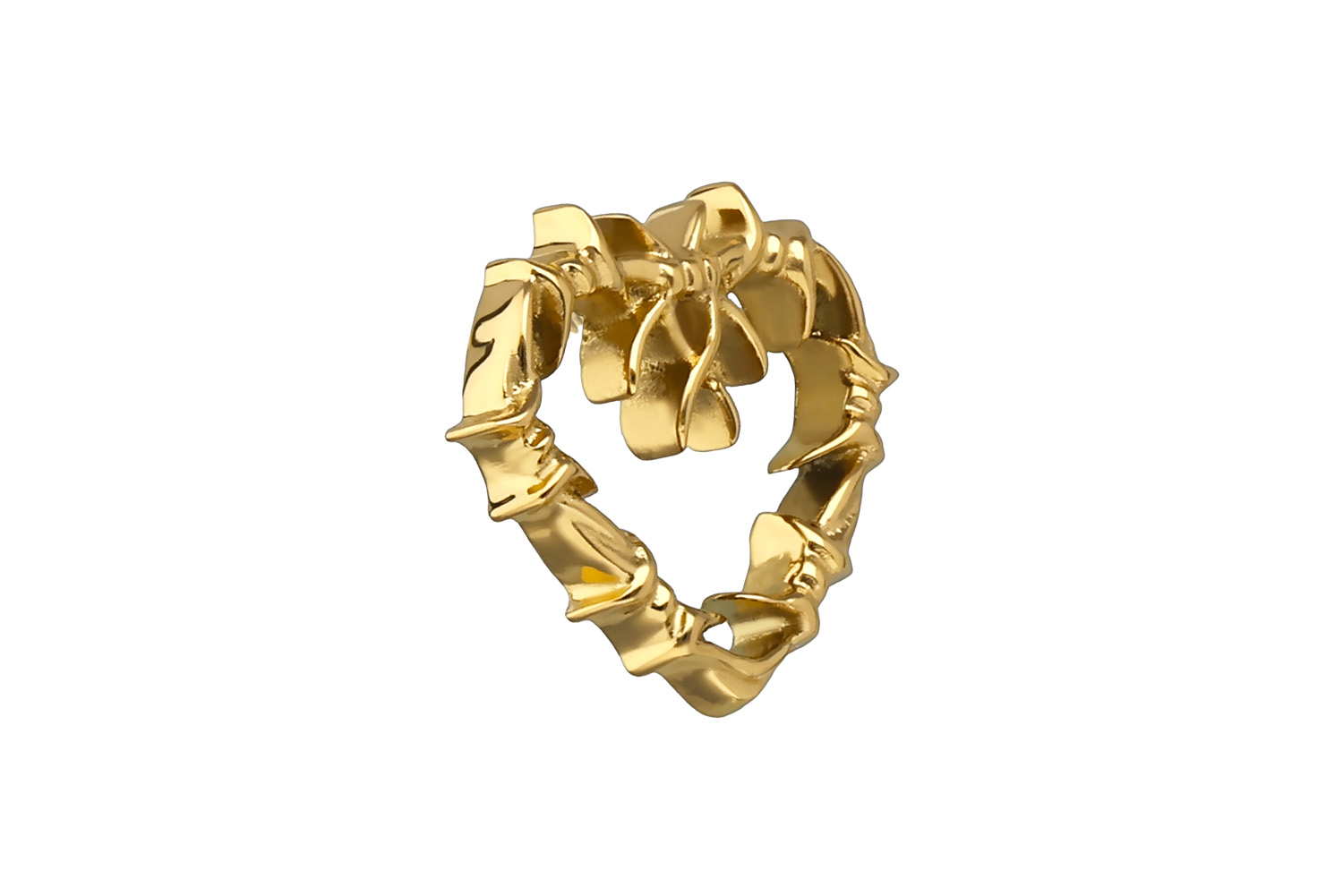 Titanium screw-in attachment with external thread HEART OF THORNS