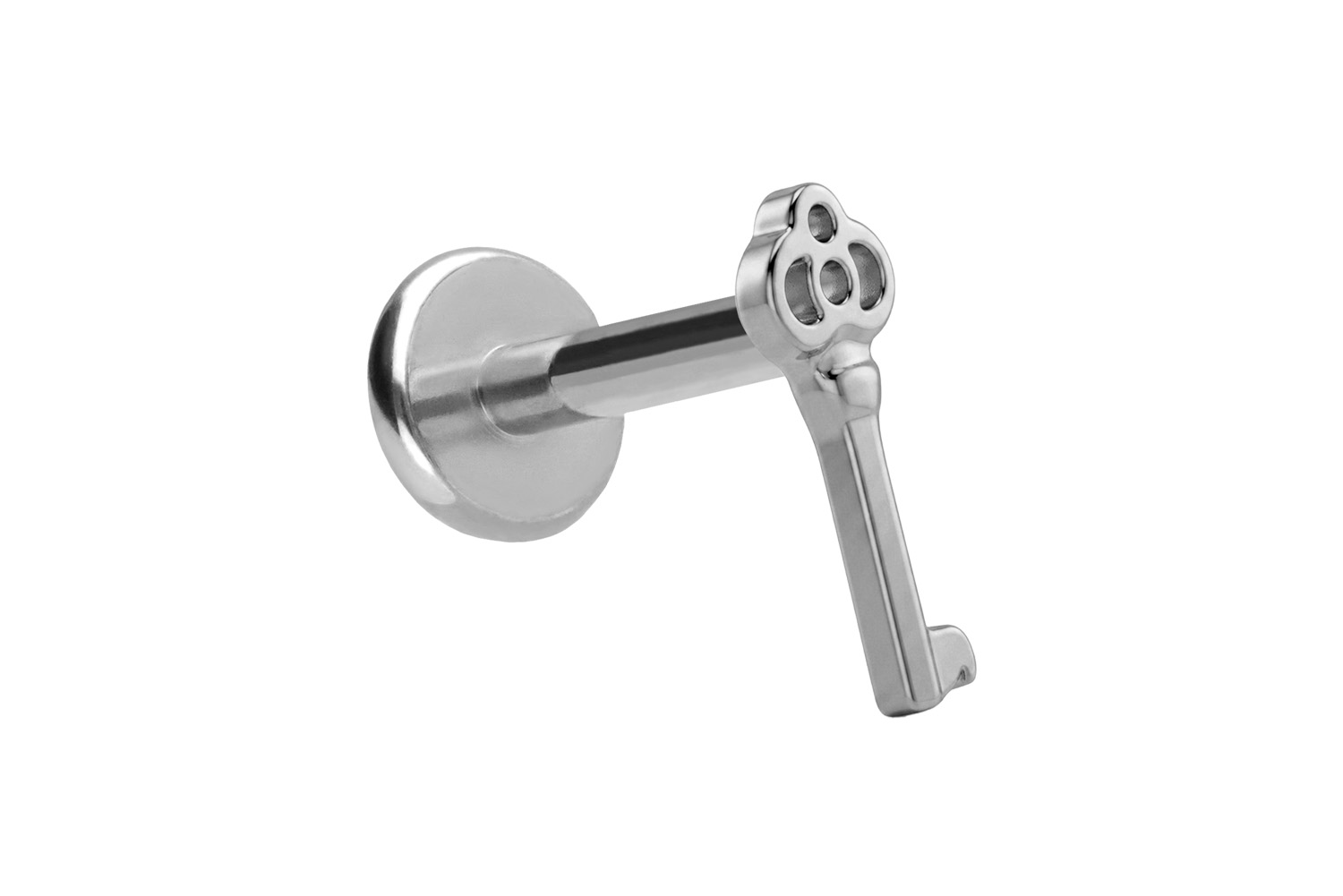 Titan Labret mit Push Fit SCHLÜSSEL
