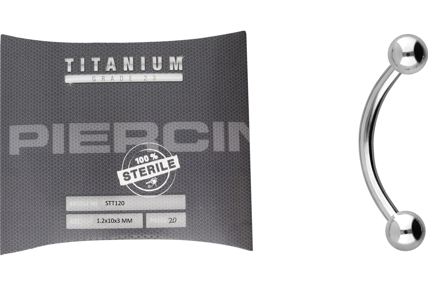 20er SET Sterilisierte Titan Banane