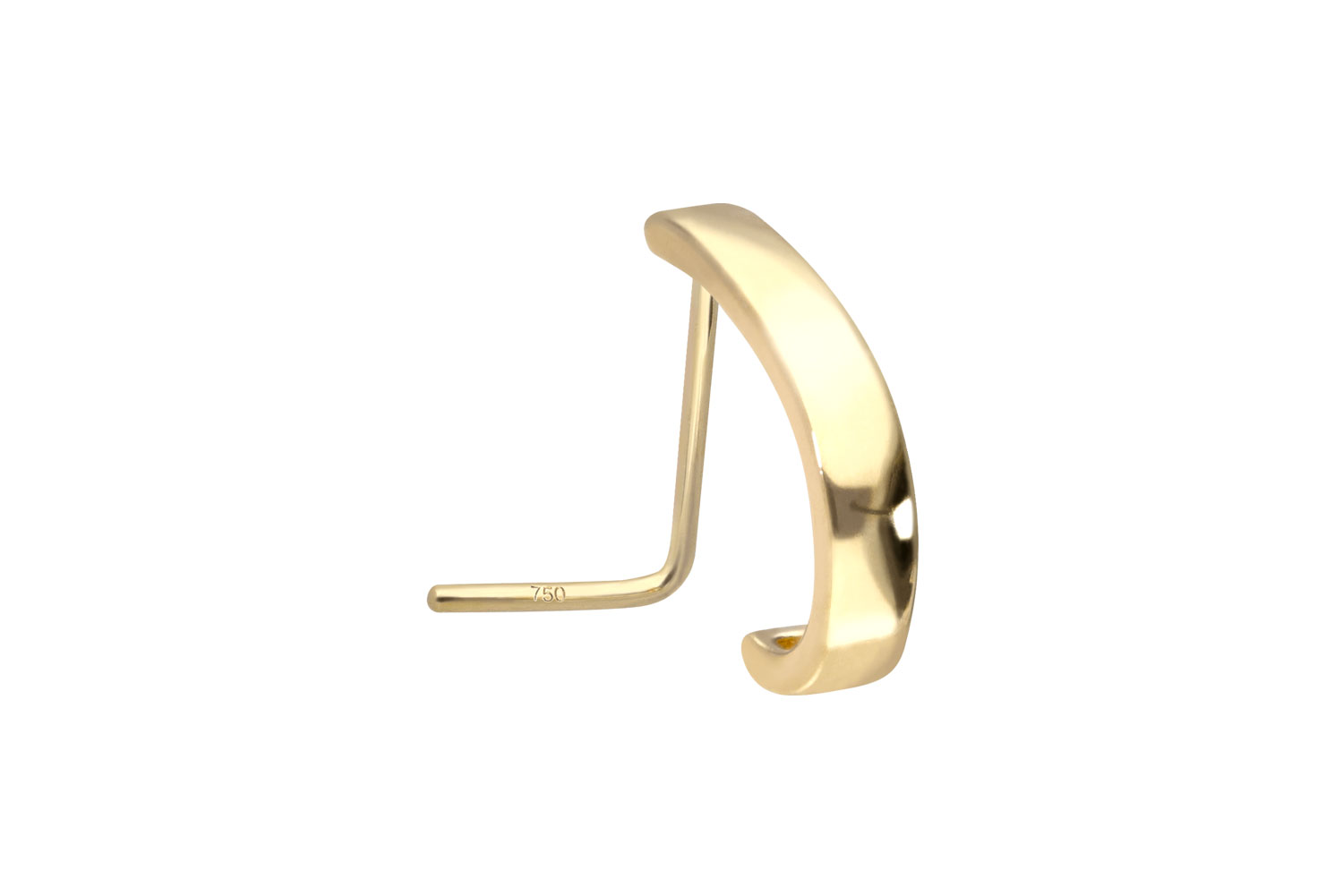 14/18 carat gold nose stud DESIGN