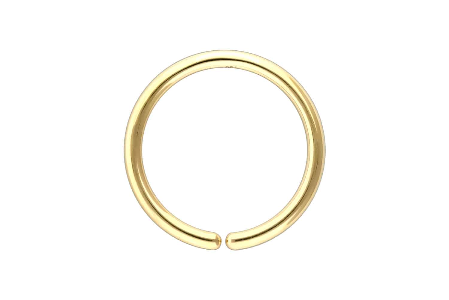 18 Karat Gold O-Ring - biegbar