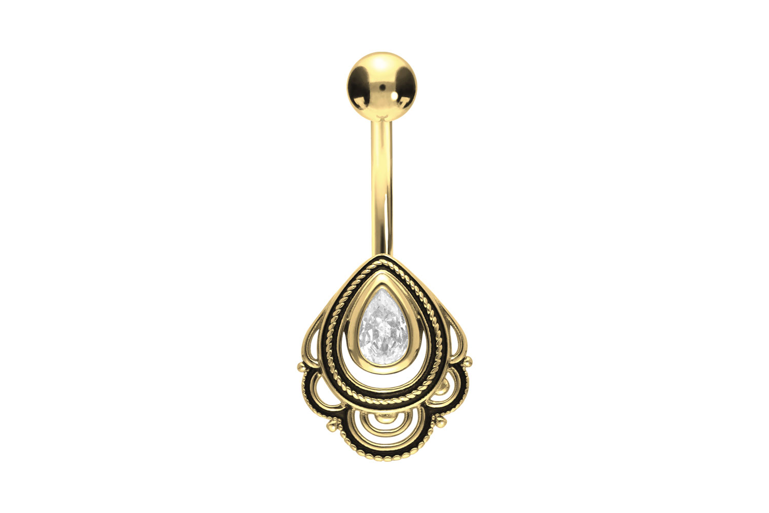 Surgical steel bananabell ORIENTAL DESIGN