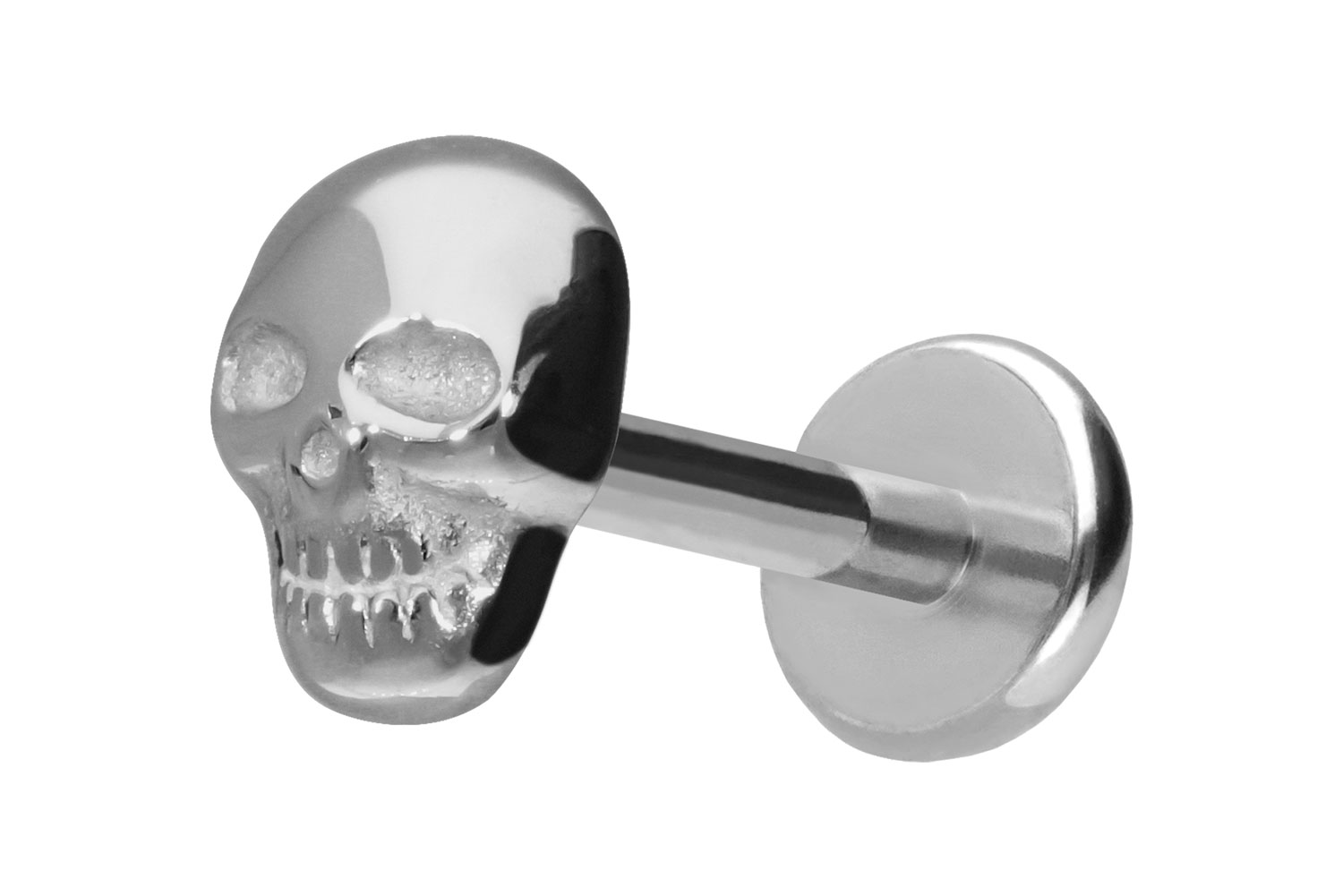 Titan Labret mit Push Fit TOTENKOPF