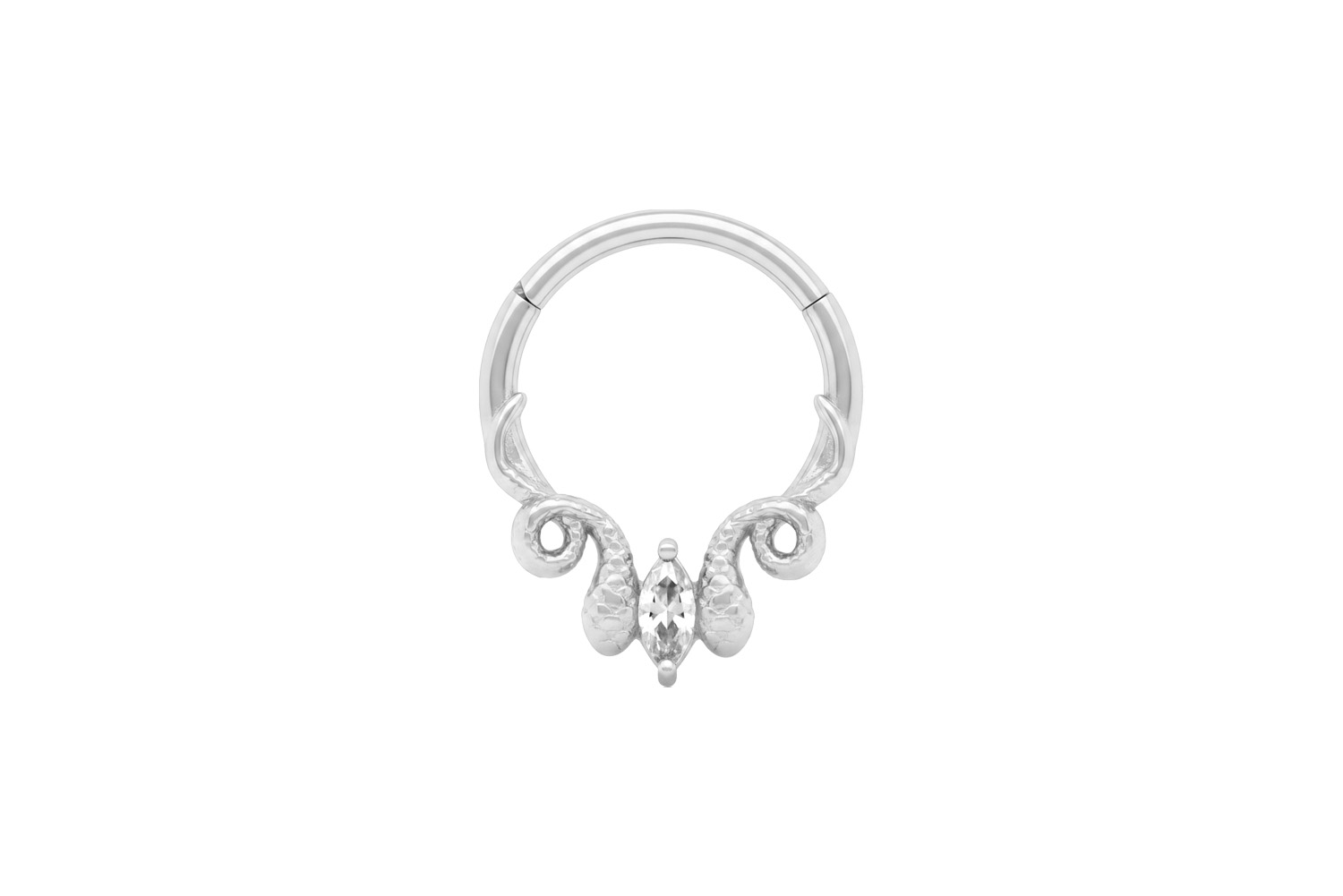 Surgical steel segment ring clicker 2 SNAKES