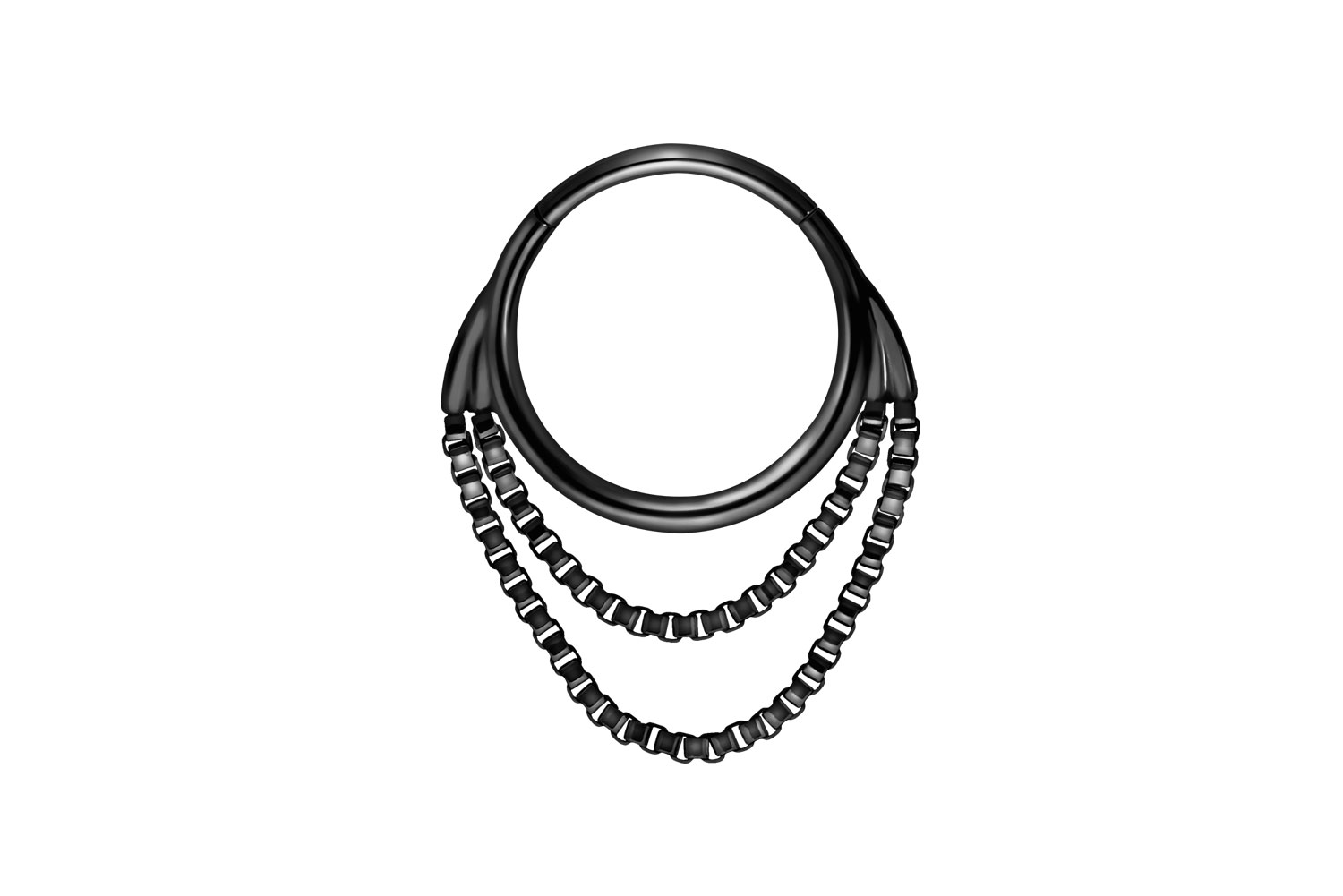 Chirurgenstahl Segmentring Clicker 2 KETTEN