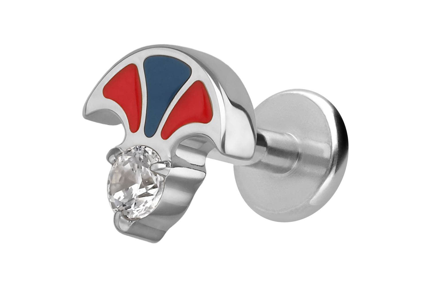 Titan Labret mit Innengewinde FÄCHER