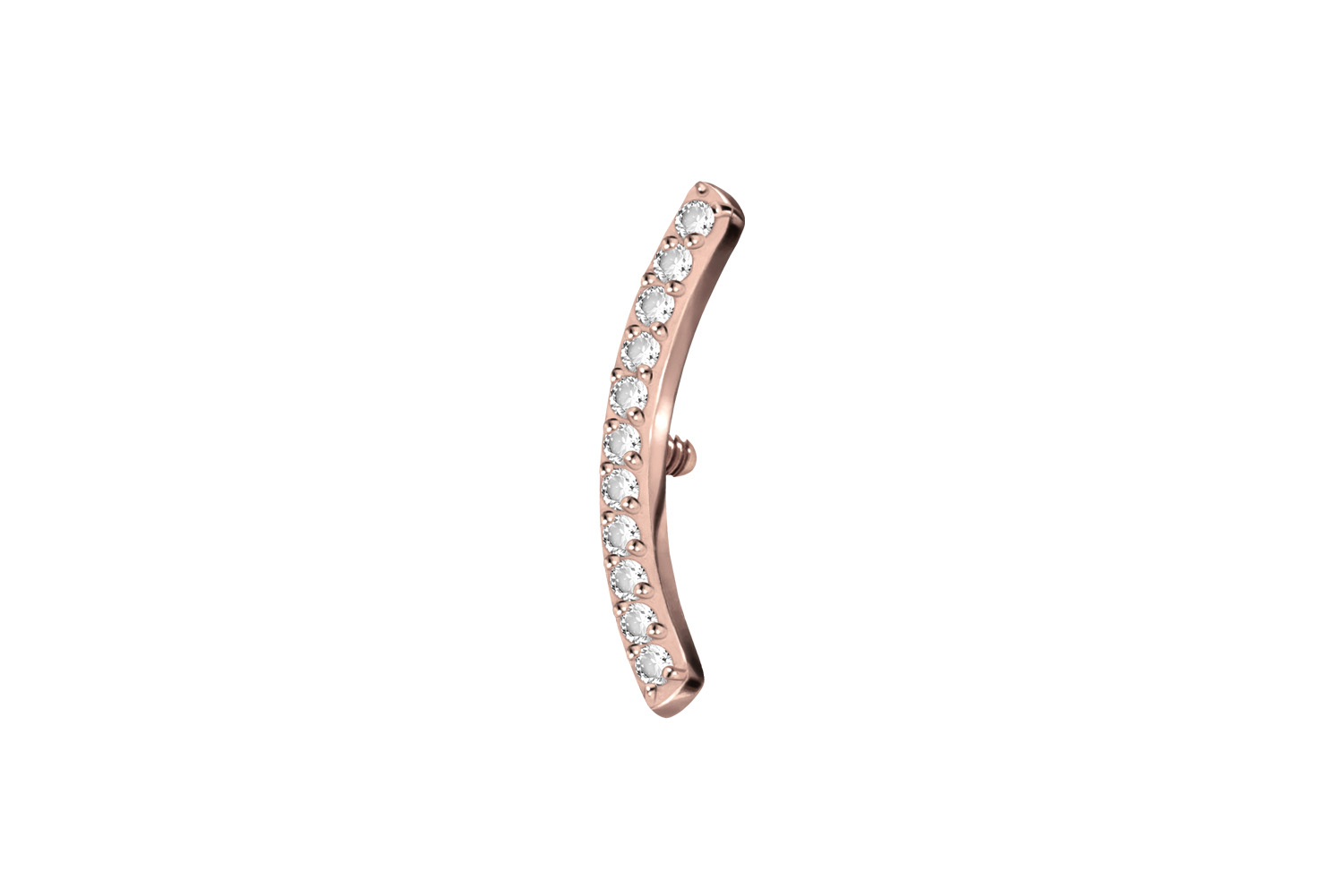 Titanium screw-in attachment with external thread CRYSTAL ARCH ++SALE++