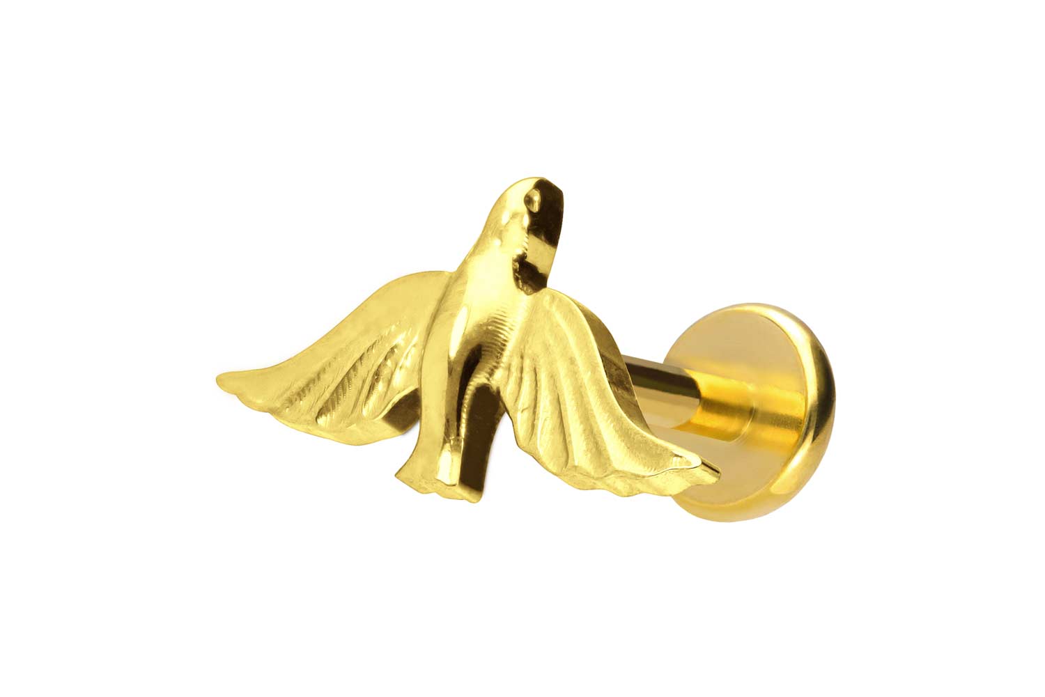 Titan Labret mit Push Fit TAUBE
