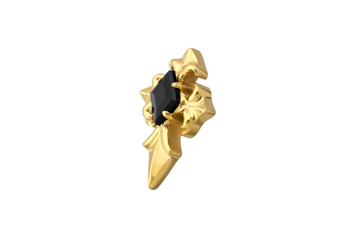 Titanium screw-in attachment with external thread CROSS