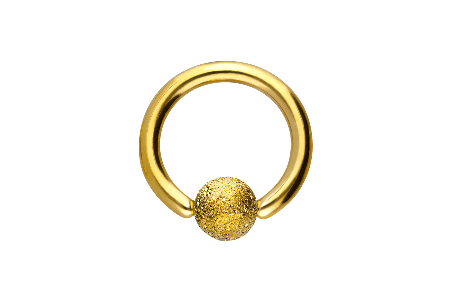 Chirurgenstahl Klemmkugelring DIAMANTOPTIK