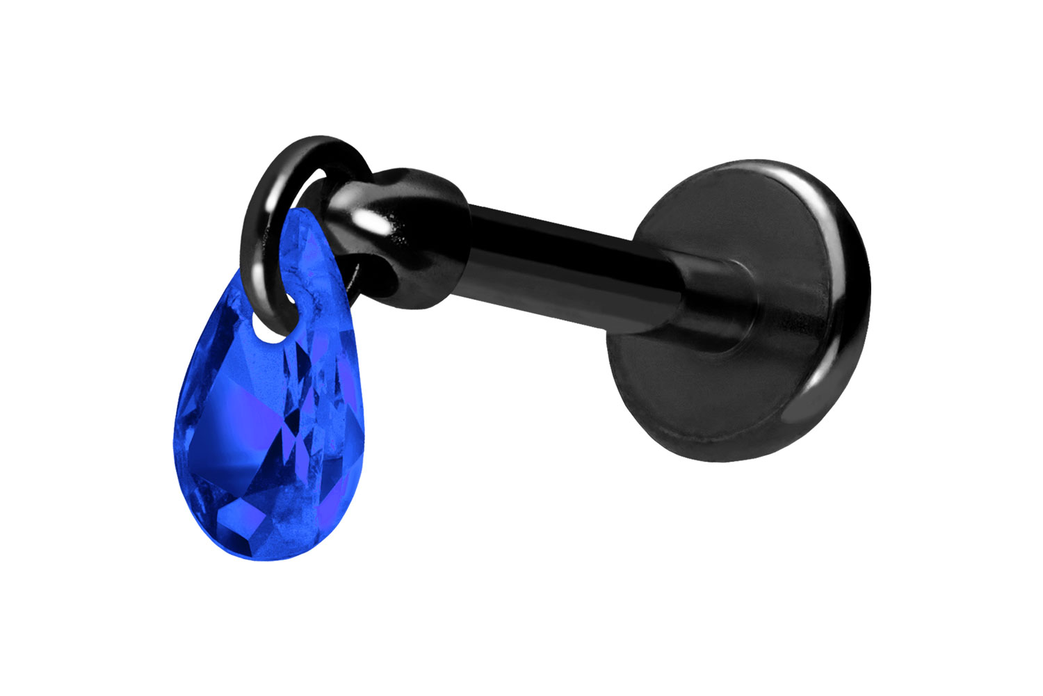 Titan Labret mit Push Fit KRISTALLTROPFEN