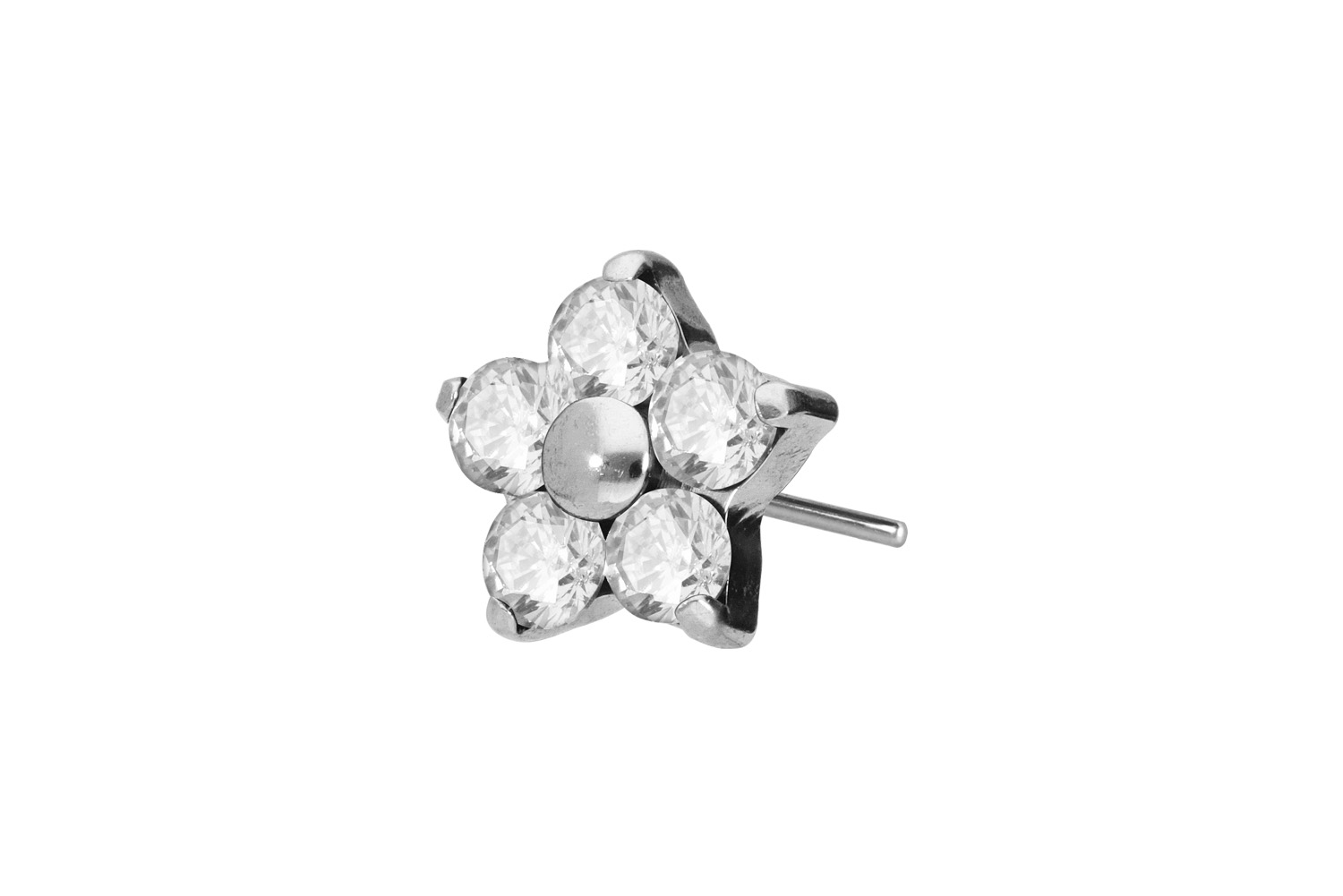 Titan Aufsatz mit Push Pin KRISTALLBLUME