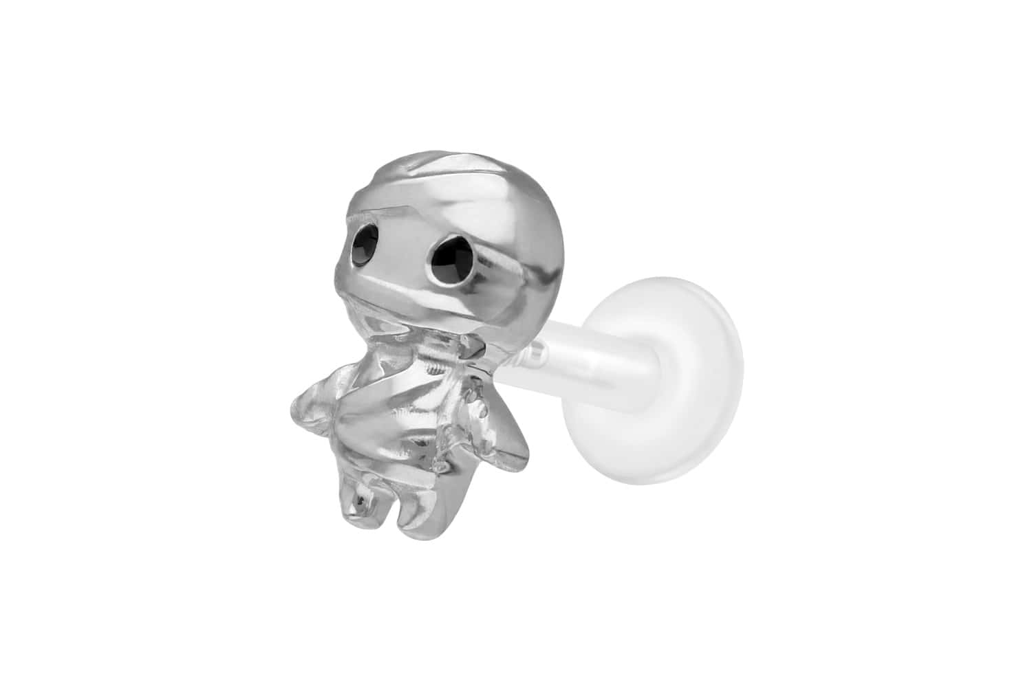 PTFE labret with internal thread + titanium attachment MUMMY
