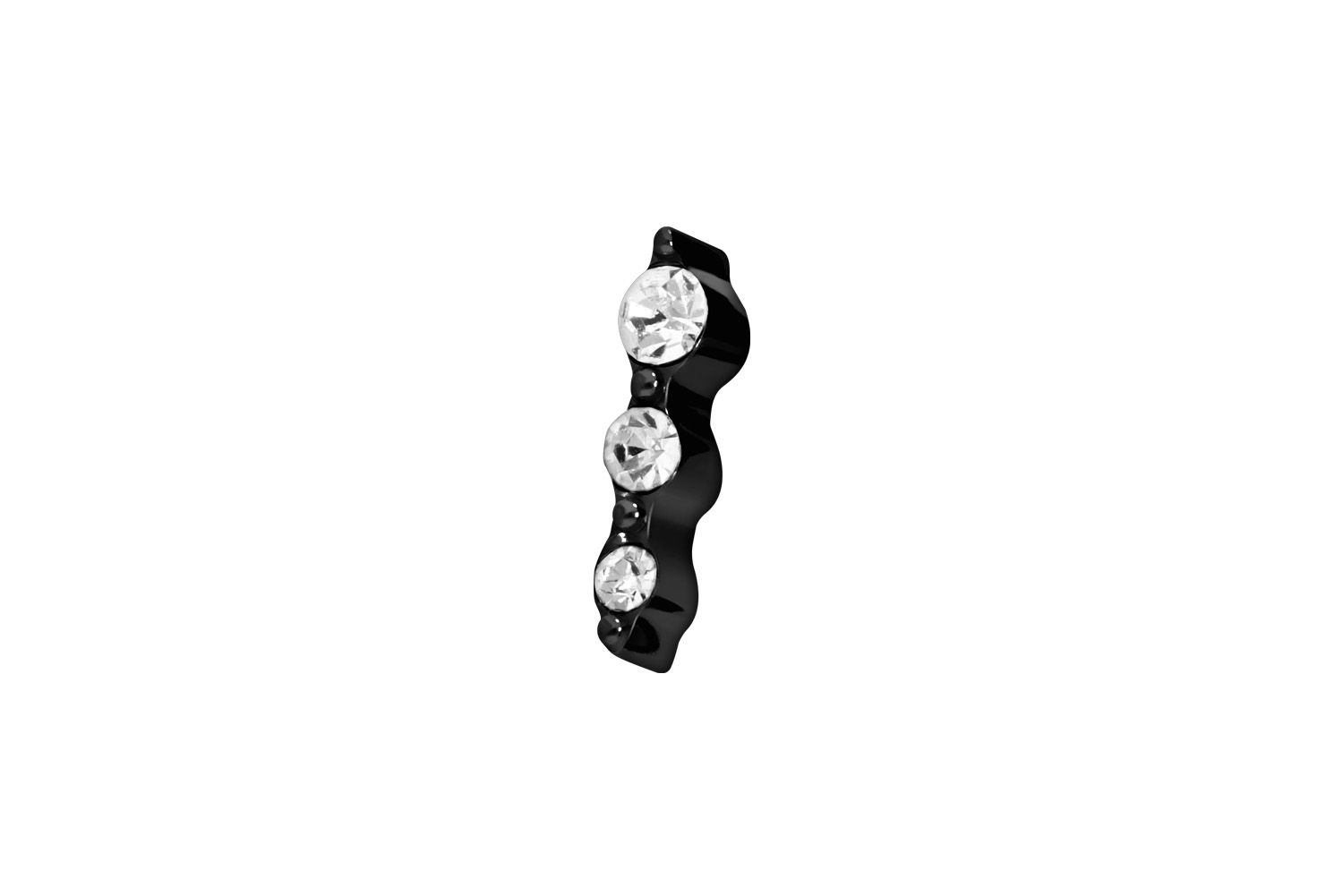 Titanium screw-in attachment with external thread 3 CRYSTAL ++SALE++