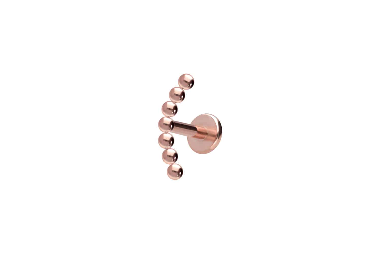 Titan Labret mit Innengewinde 7 KUGELN