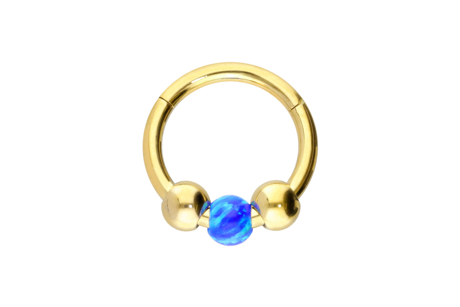 Titan Segmentring Clicker SYNTHETISCHE OPALKUGEL