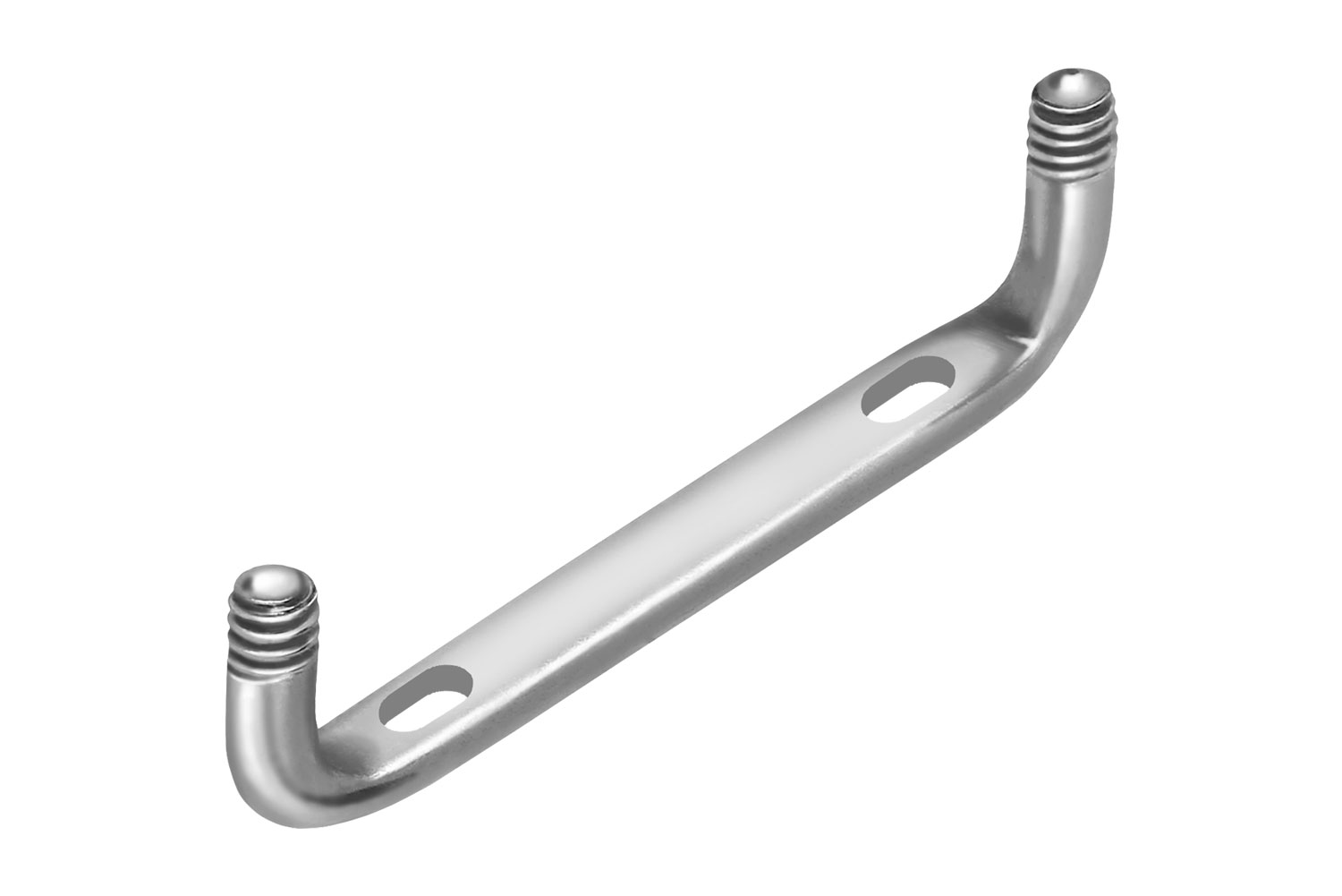 Titan Surface Barbell FLACH ZWEI LÖCHER (90 Grad) ohne Kugeln ++SALE++