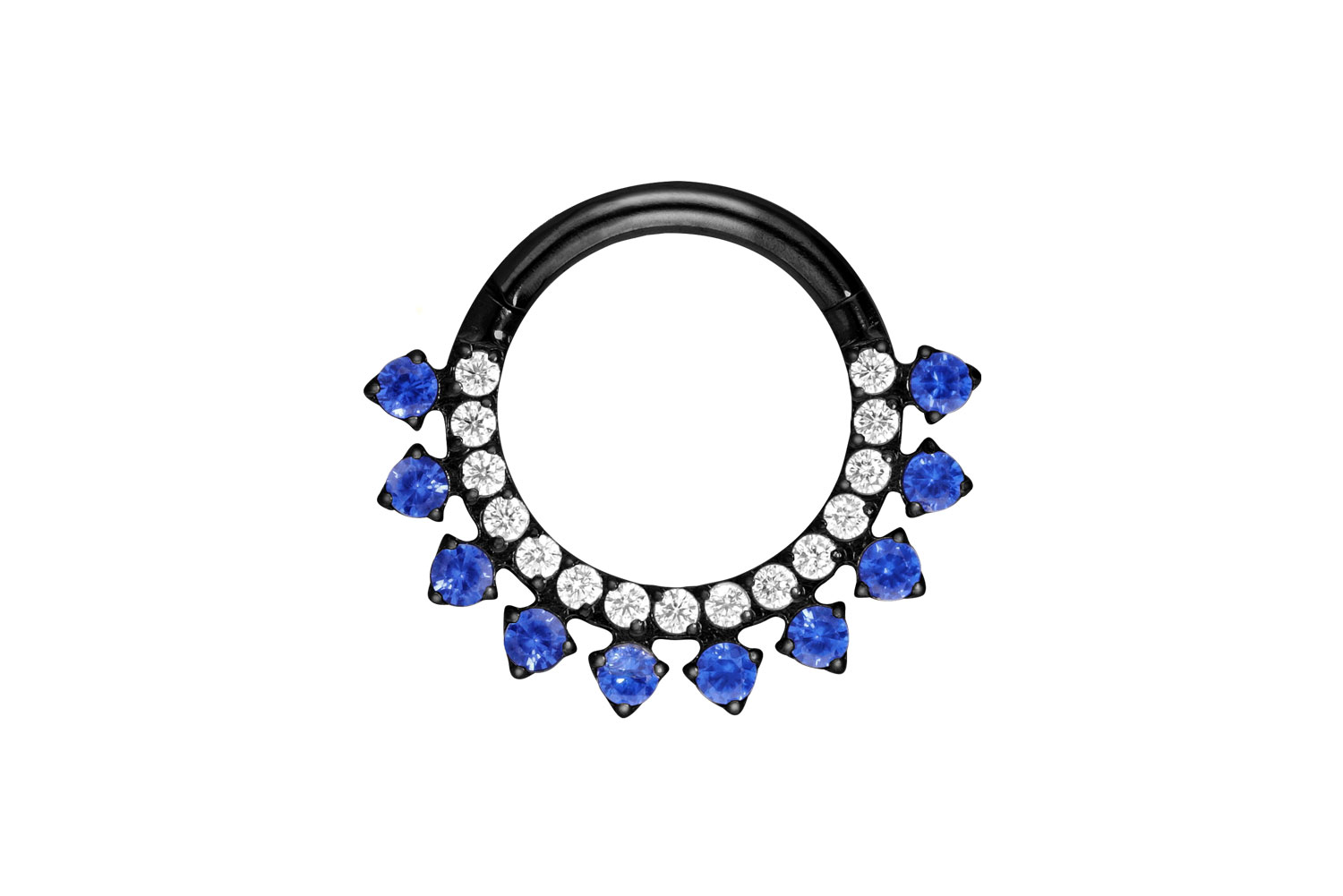 Titan Segmentring Clicker EINGEFASSTE KRISTALLE