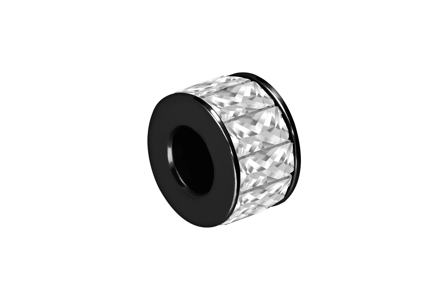 Chirurgenstahl Anhänger für Clicker KRISTALLRAD