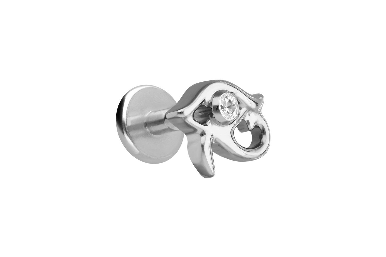 Titan Labret mit Innengewinde AUGE DES HORUS