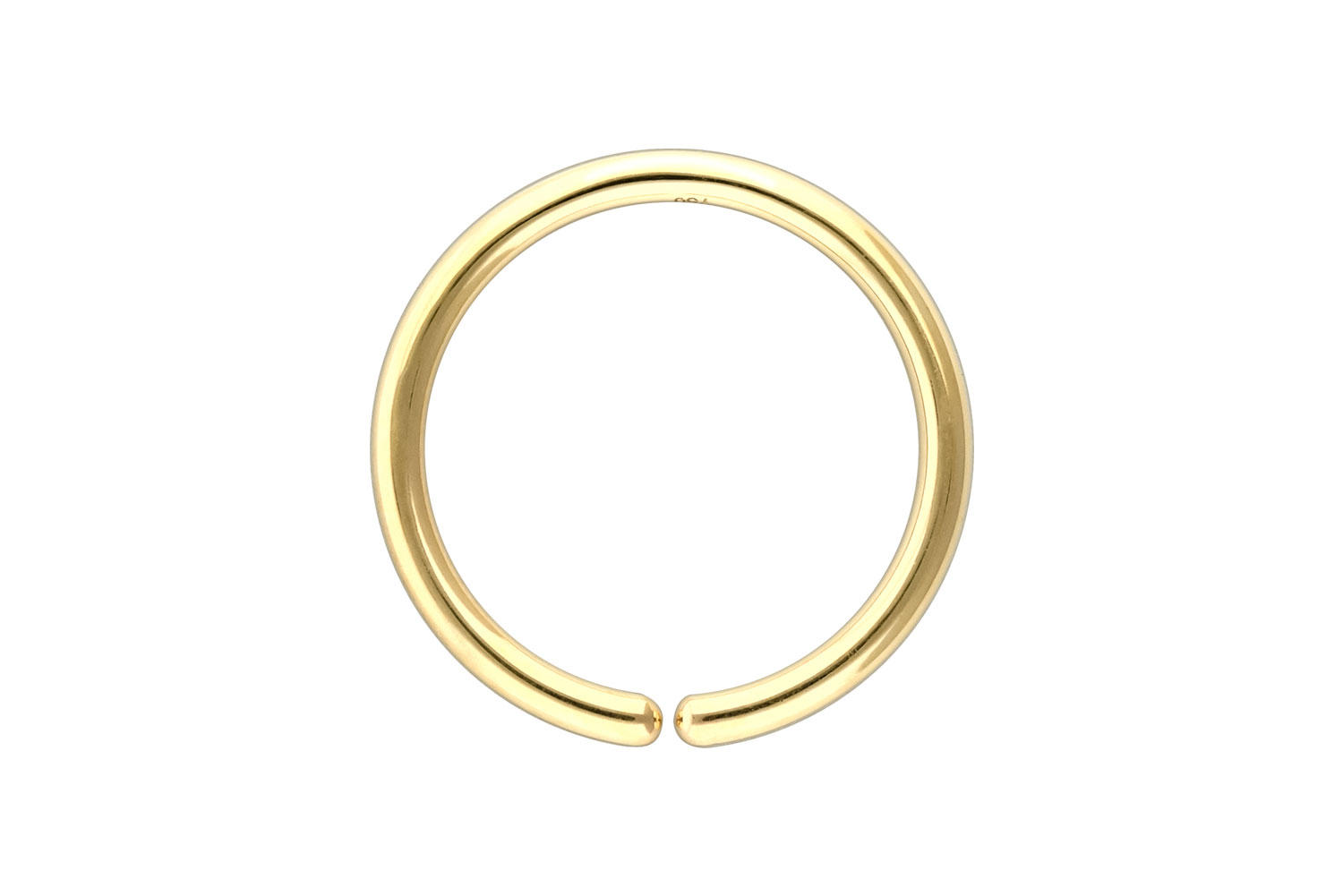 18 Karat Gold O-Ring - biegbar