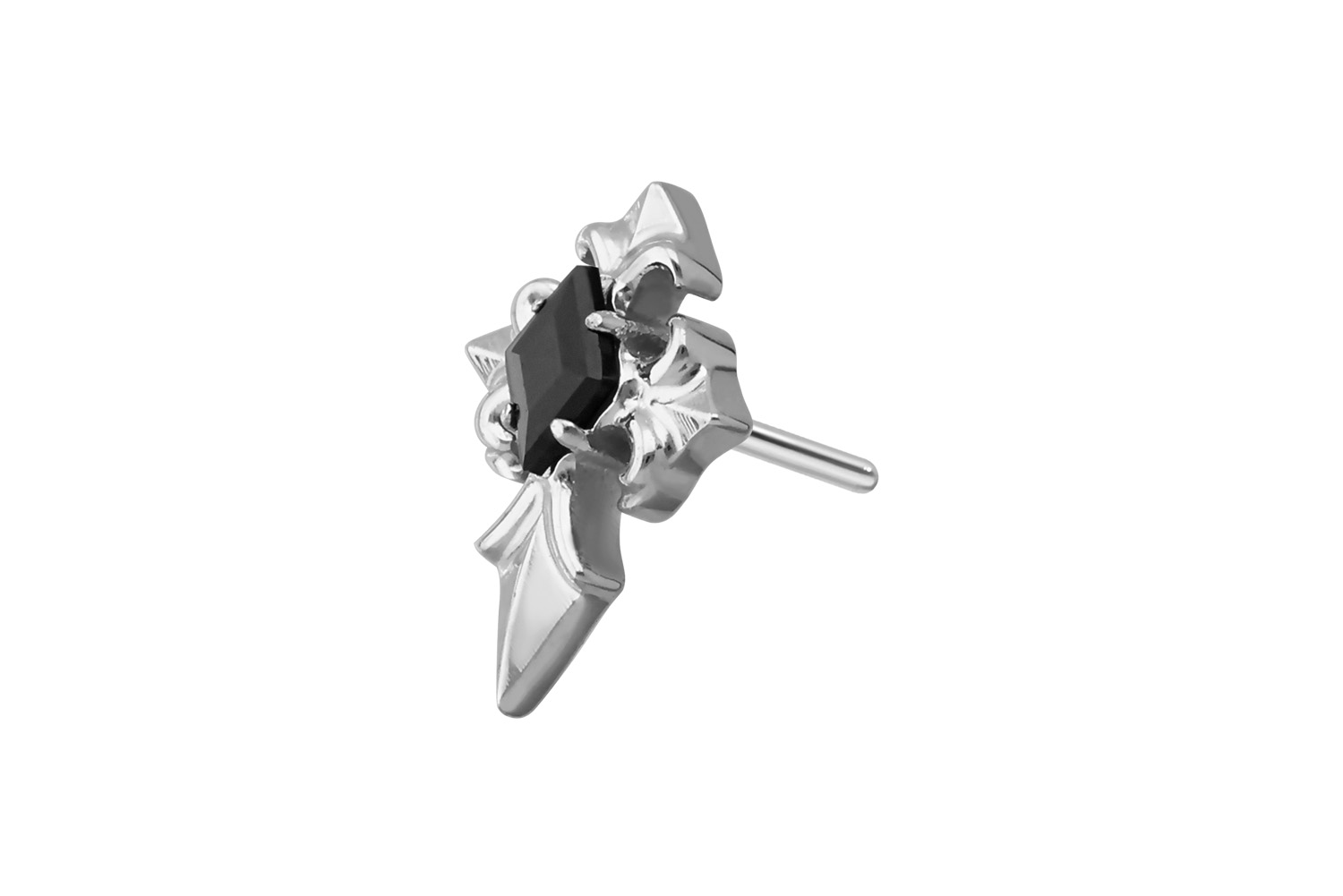 Titanium attachment with push pin CROSS