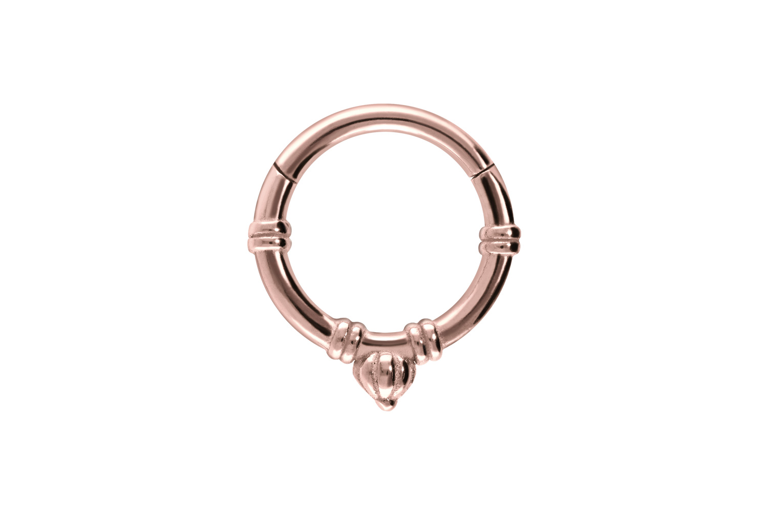 Chirurgenstahl Segmentring Clicker RETRO-DESIGN