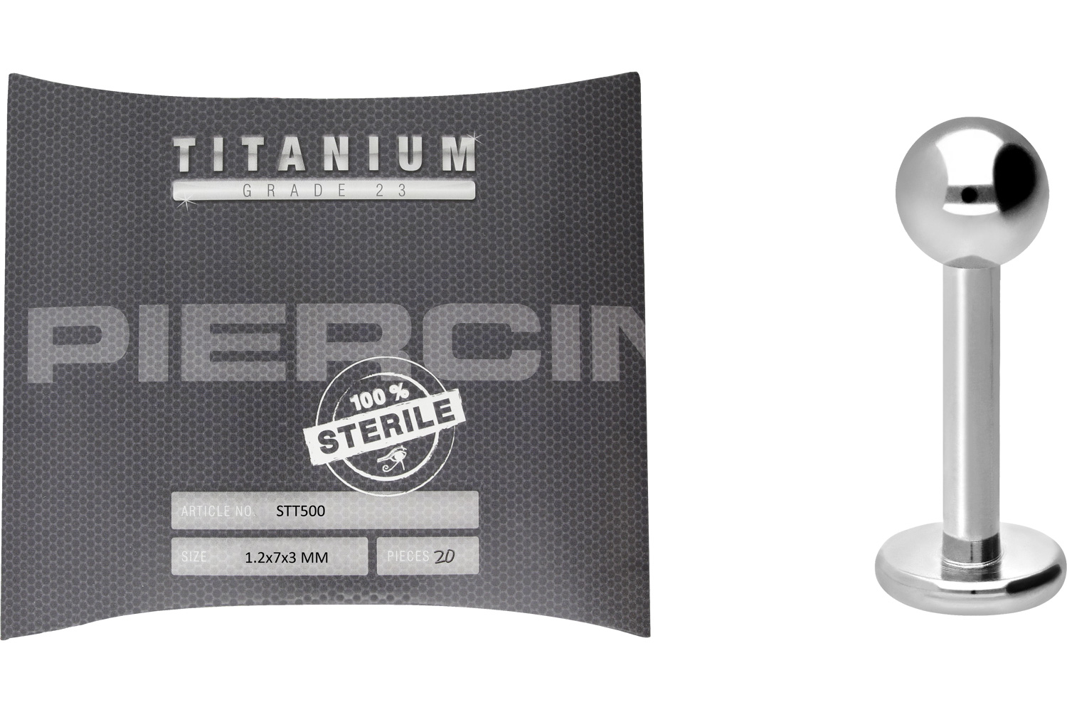 Sterilisiertes Titan Labret