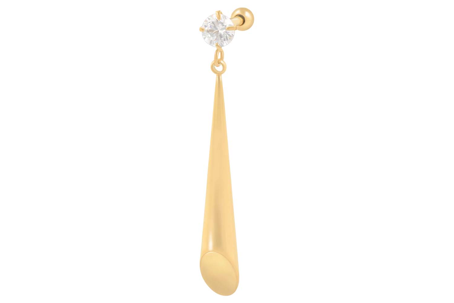 Chirurgenstahl Ohrpiercing KRISTALL + KEGEL ++SALE++