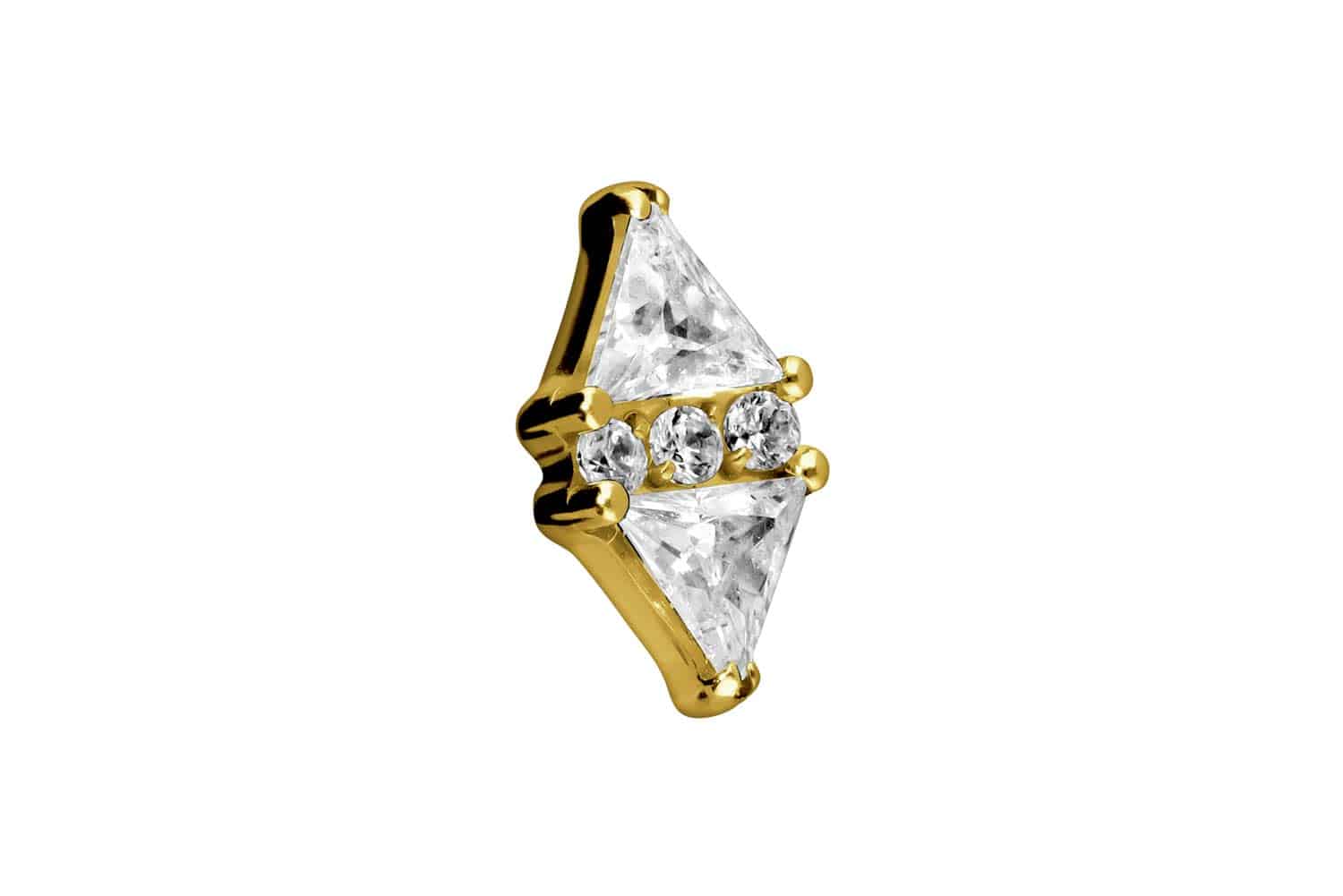 Titan Schraubaufsatz mit Außengewinde KRISTALLRAUTE ++SALE++